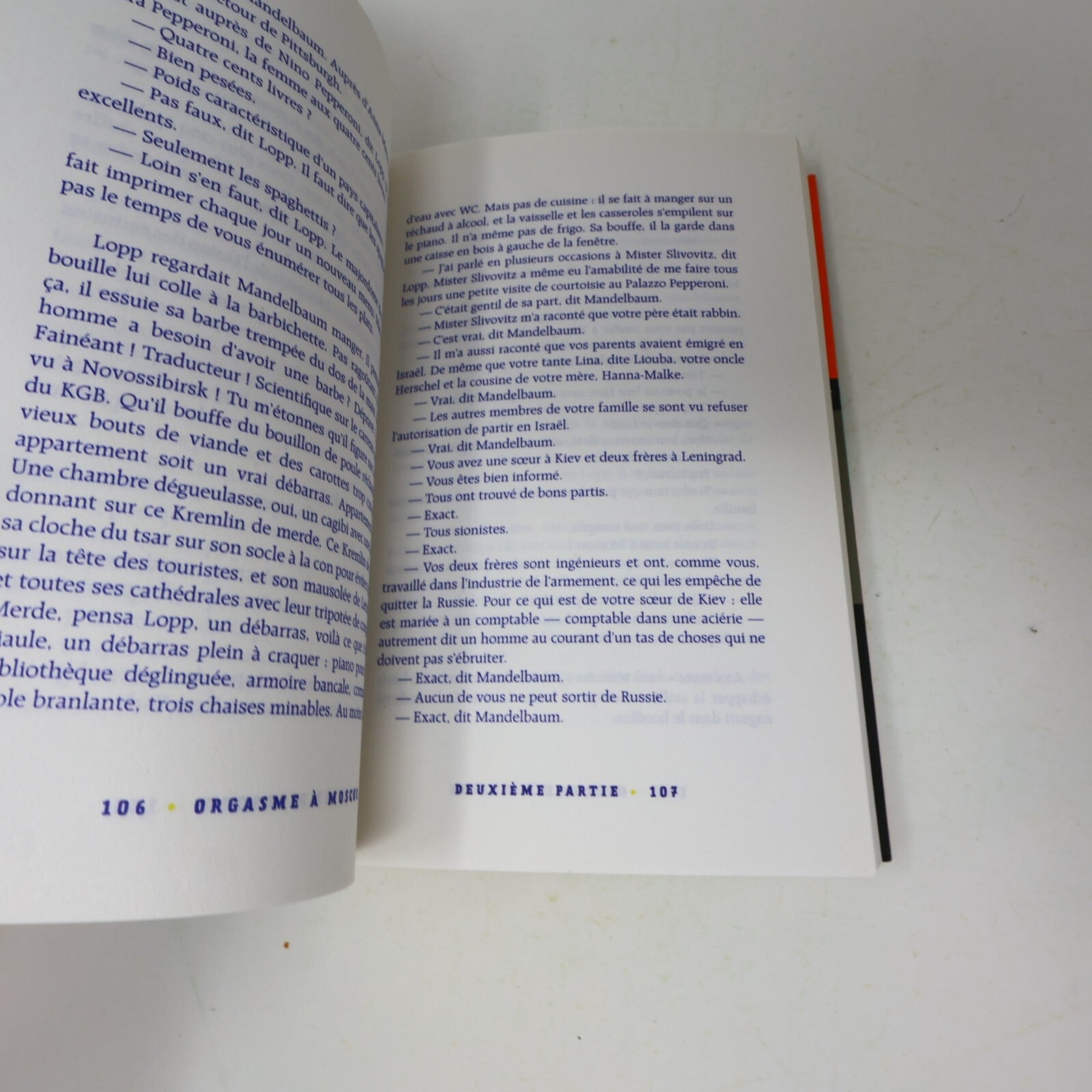 2013 Orgasme à Moscou Edgar Hilsenrath Espionnage Humour Attila Français Livre