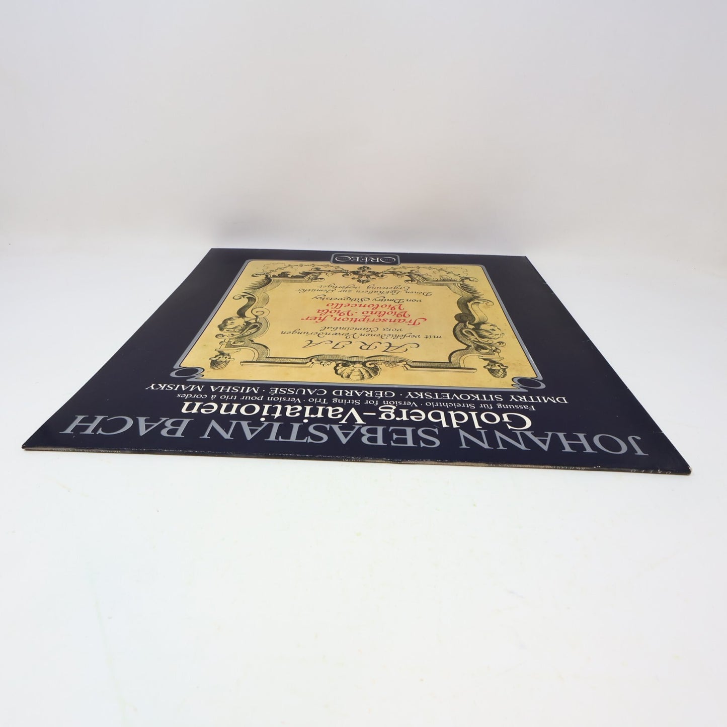 Bach Goldberg Variationen Sitkovetsky/Caussé/Maisky Orfeo Record Vinyl S 138 851
