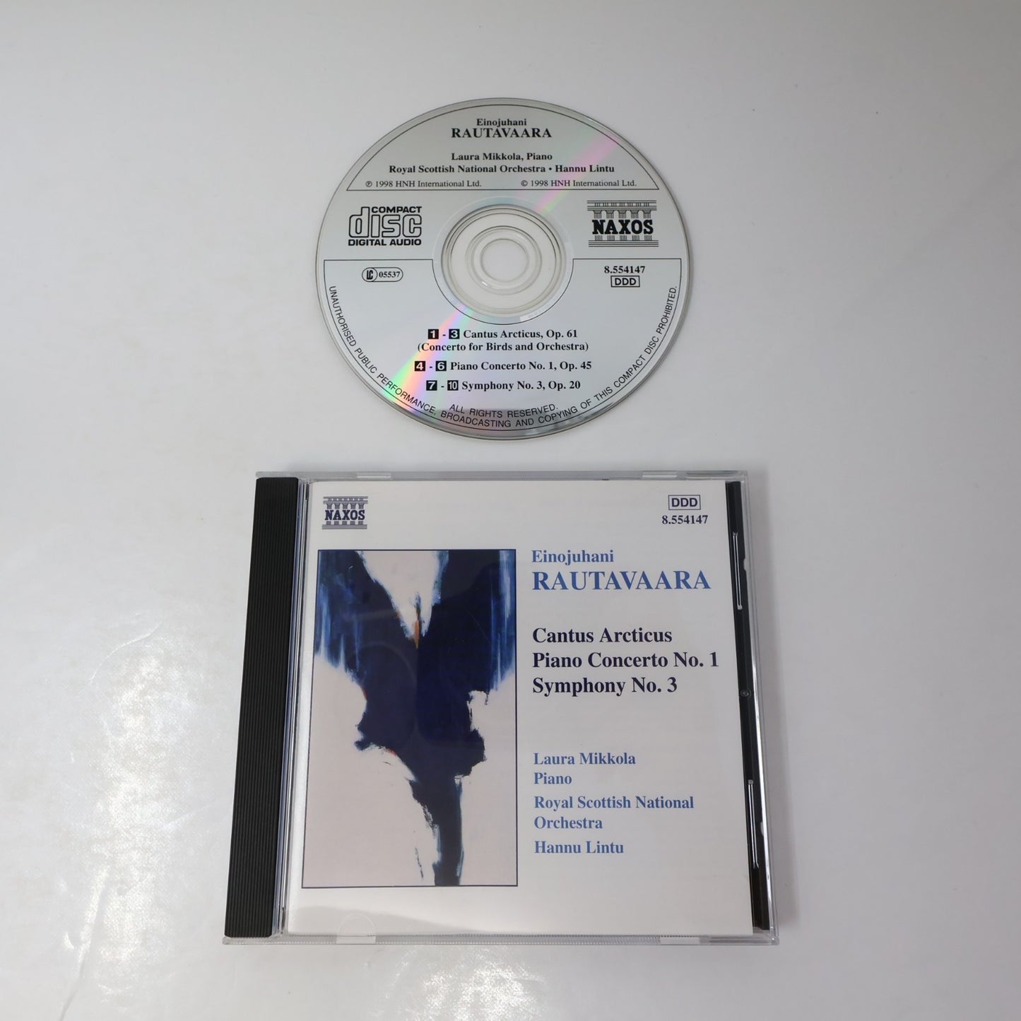 Einojuhani Rautavaara Cantus Arcticus/Piano Concerto 1 /Symphony 3 CD Lintu
