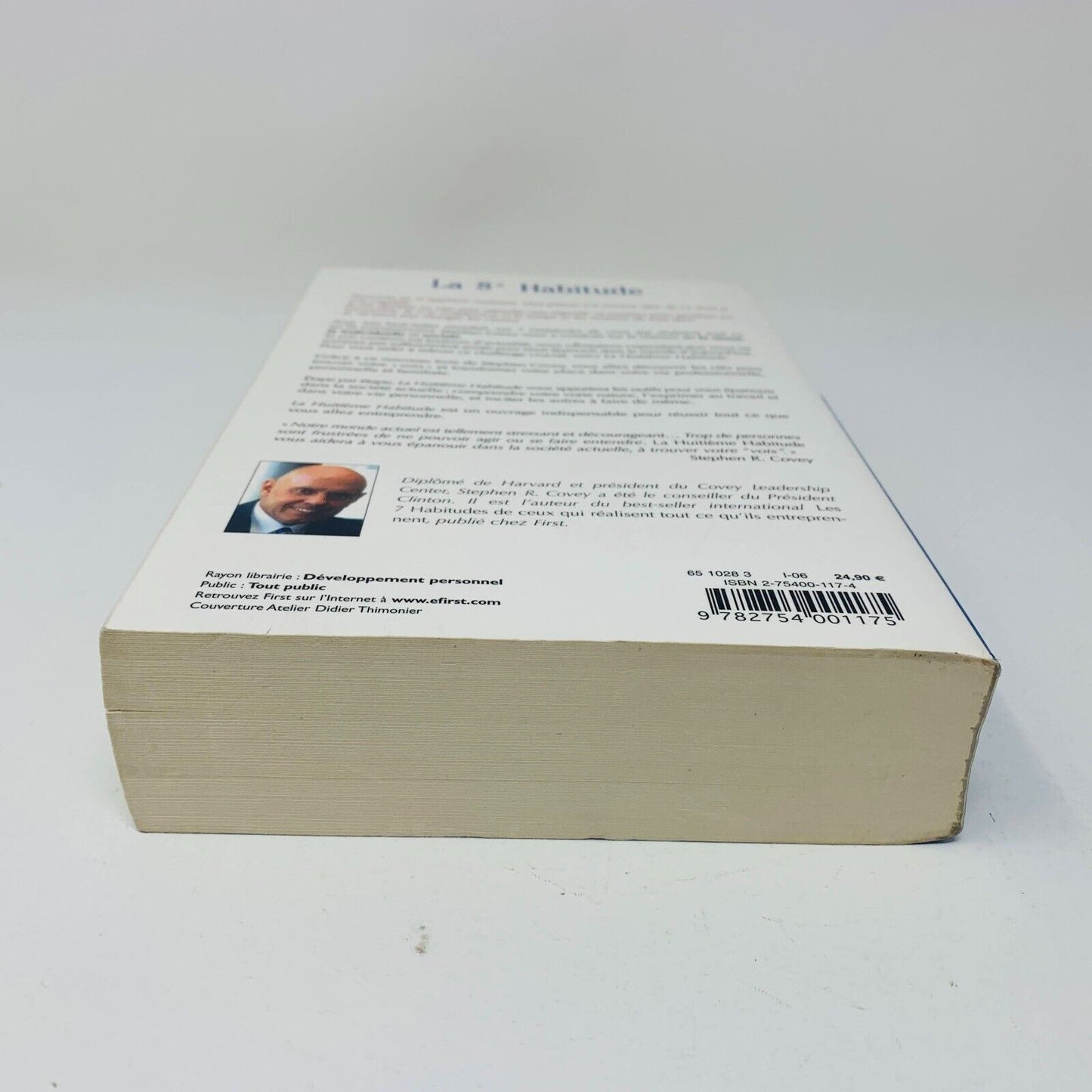2006 La 8ème Habitude Livre Stephen R. Covey en Français French PB Réussite 8e
