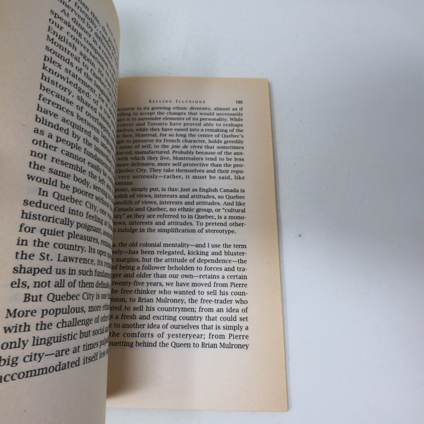 1994 Selling Illusions the Cult of Multiculturalism in Canada Neil Bissoondath