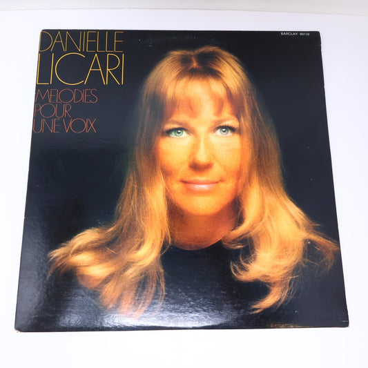 Danielle Licari - Melodies Pour Une Voix LP Record 1969 Barclay Vocal Jazz 80132