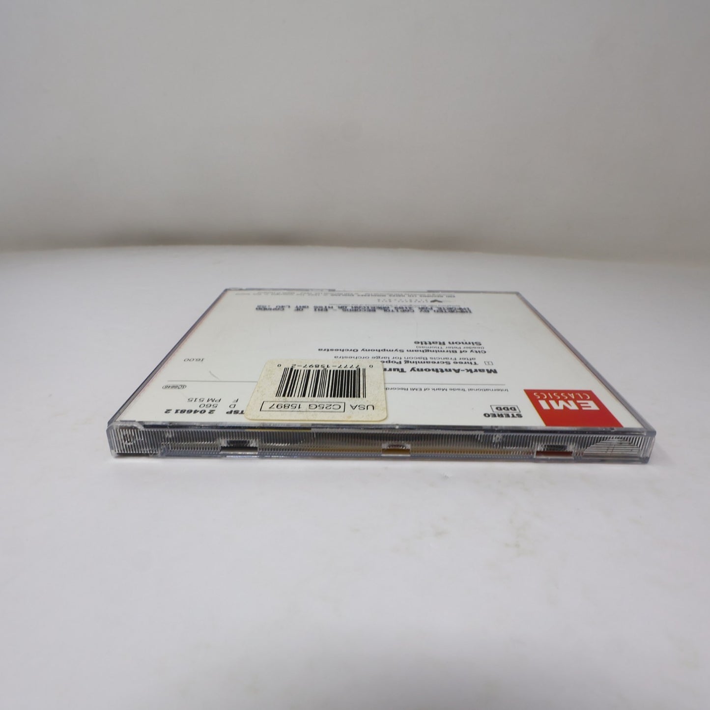 Three Screaming Popes CD Mark-Anthony Turnage/Simon Rattle EMI Classics Single