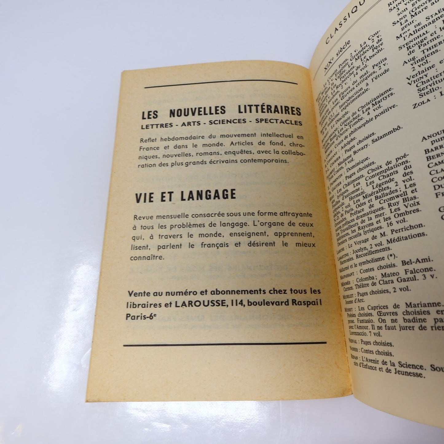Classiques Larousse Lot 8 Livres Molière/Corneille/Bossuet/Musset/Chateaubriand
