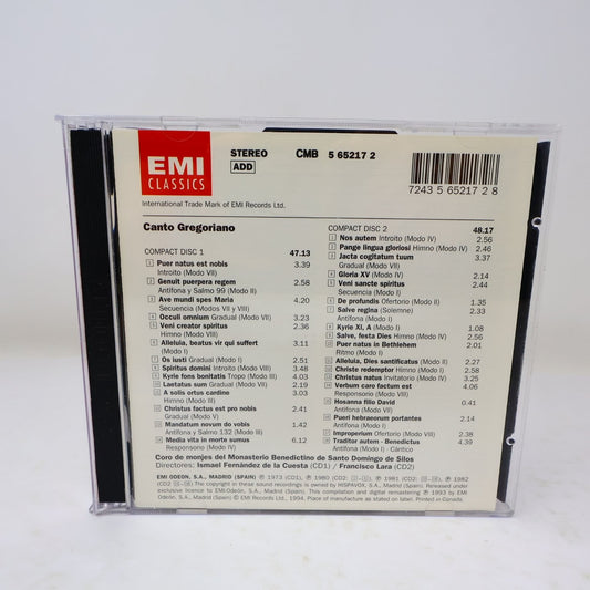 Coro de Monjes - Canto Gregoriano 2 CD 1994 Remastered Classical EMI Classics