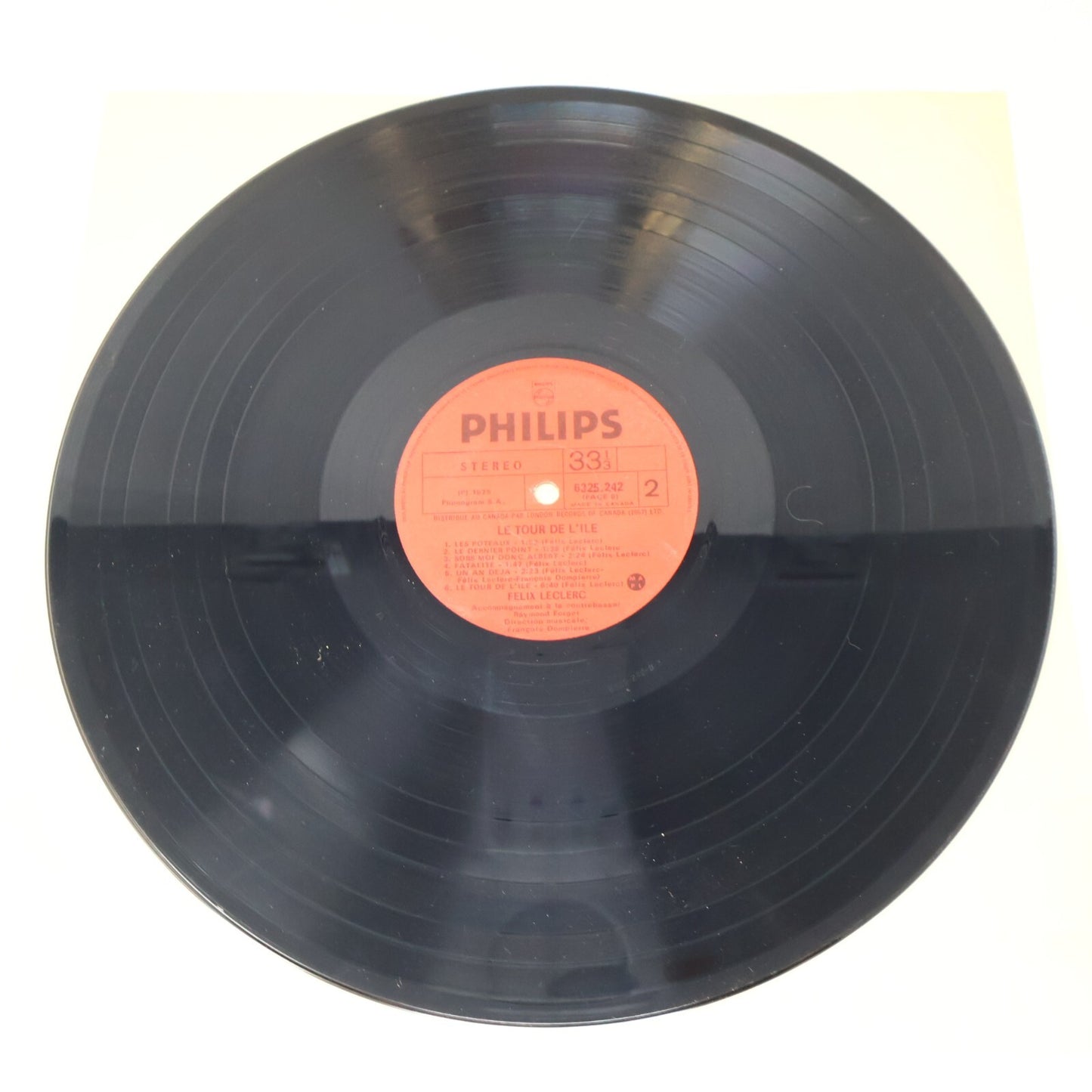 Félix Leclerc Lot 4 Disques Mon Fils/Chansons Dans La Mémoire Longtemps Record