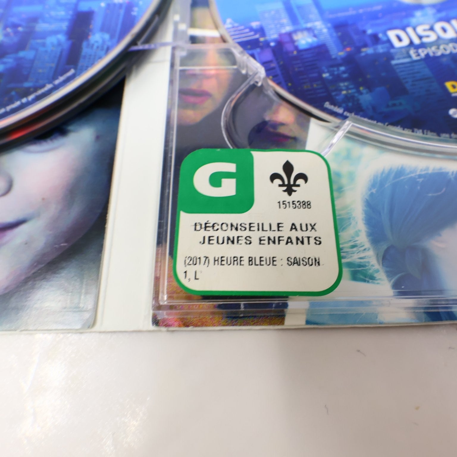 L'Heure Bleue DVD 2017 Saison 1 Céline Bonnier/Benoît Gouin Drame TVA Films NTSC