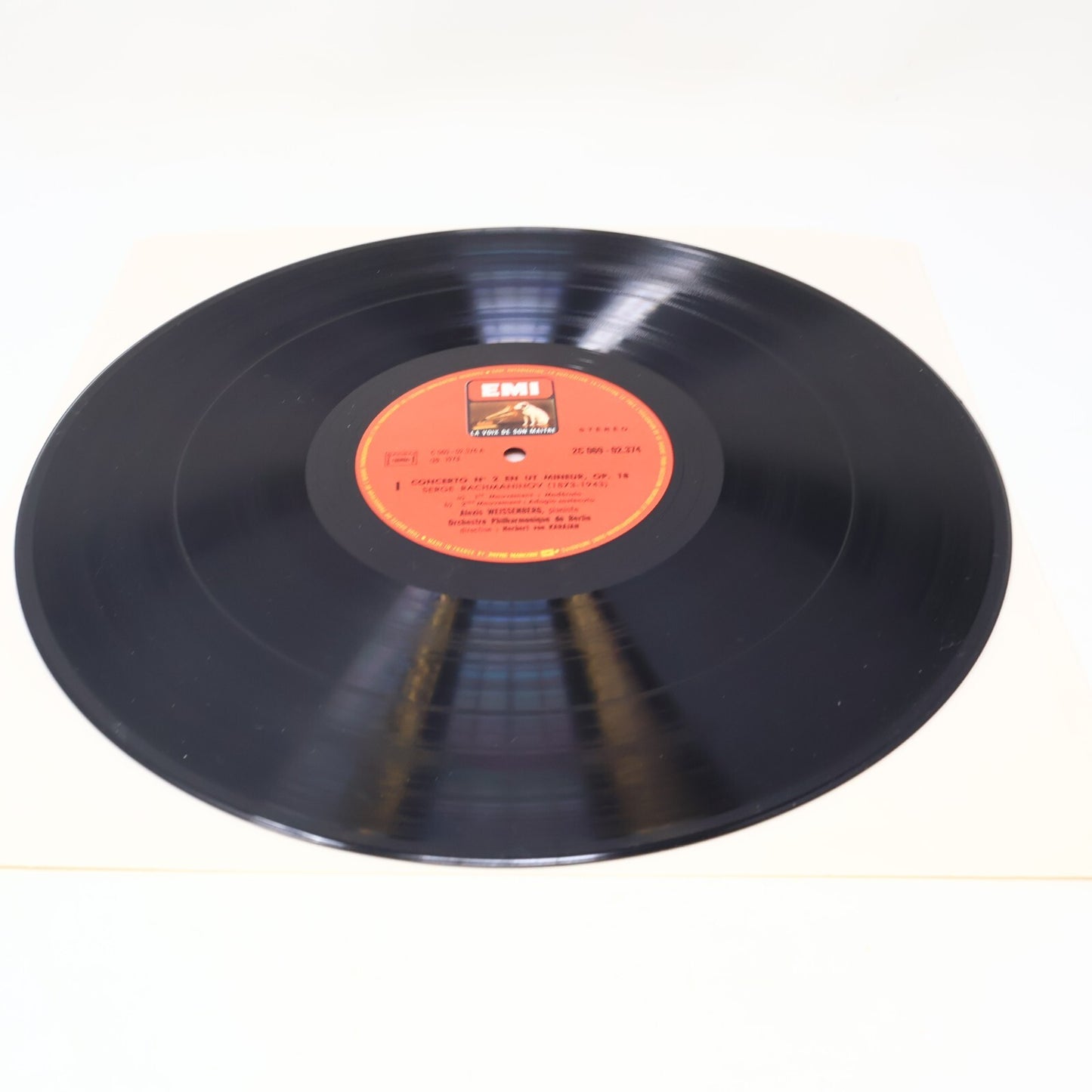 Weissenberg Karajan Berliner Rachmaninov Franck 1973 Disque Record C 069-02374