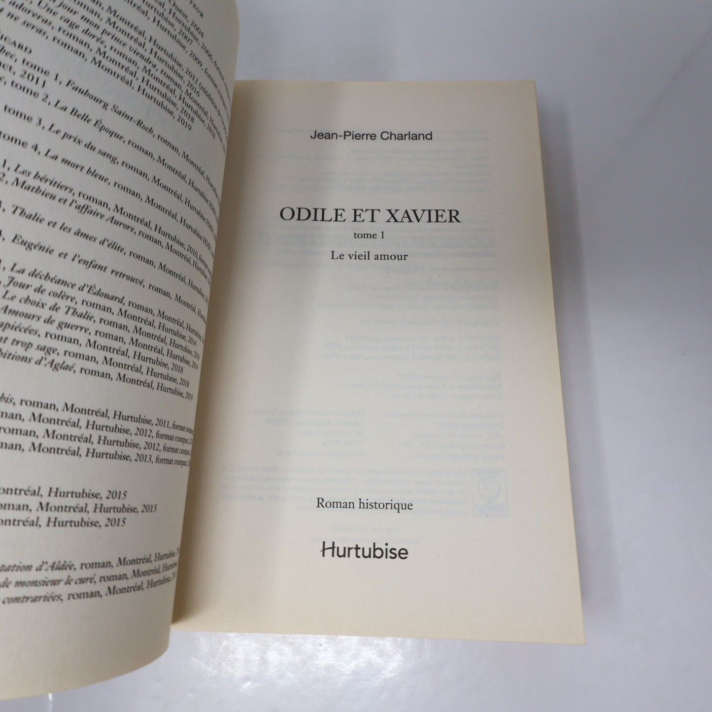 Odile et Xavier #1-3 Série Complète Lot 3 Livres Jean-Pierre Charland Français