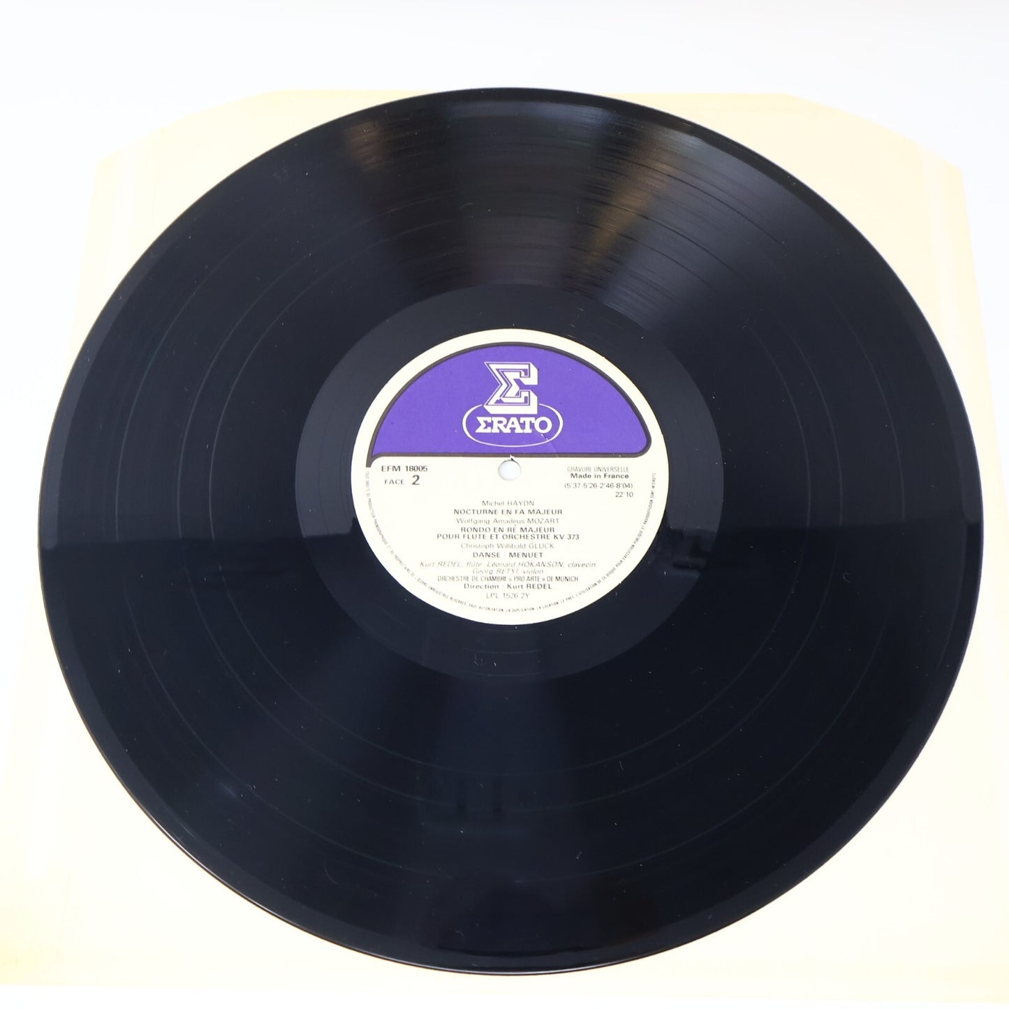 Le Canon De Pachelbel et Huit Pages Célèbres Kurt Redel Disque Record EFM 18005