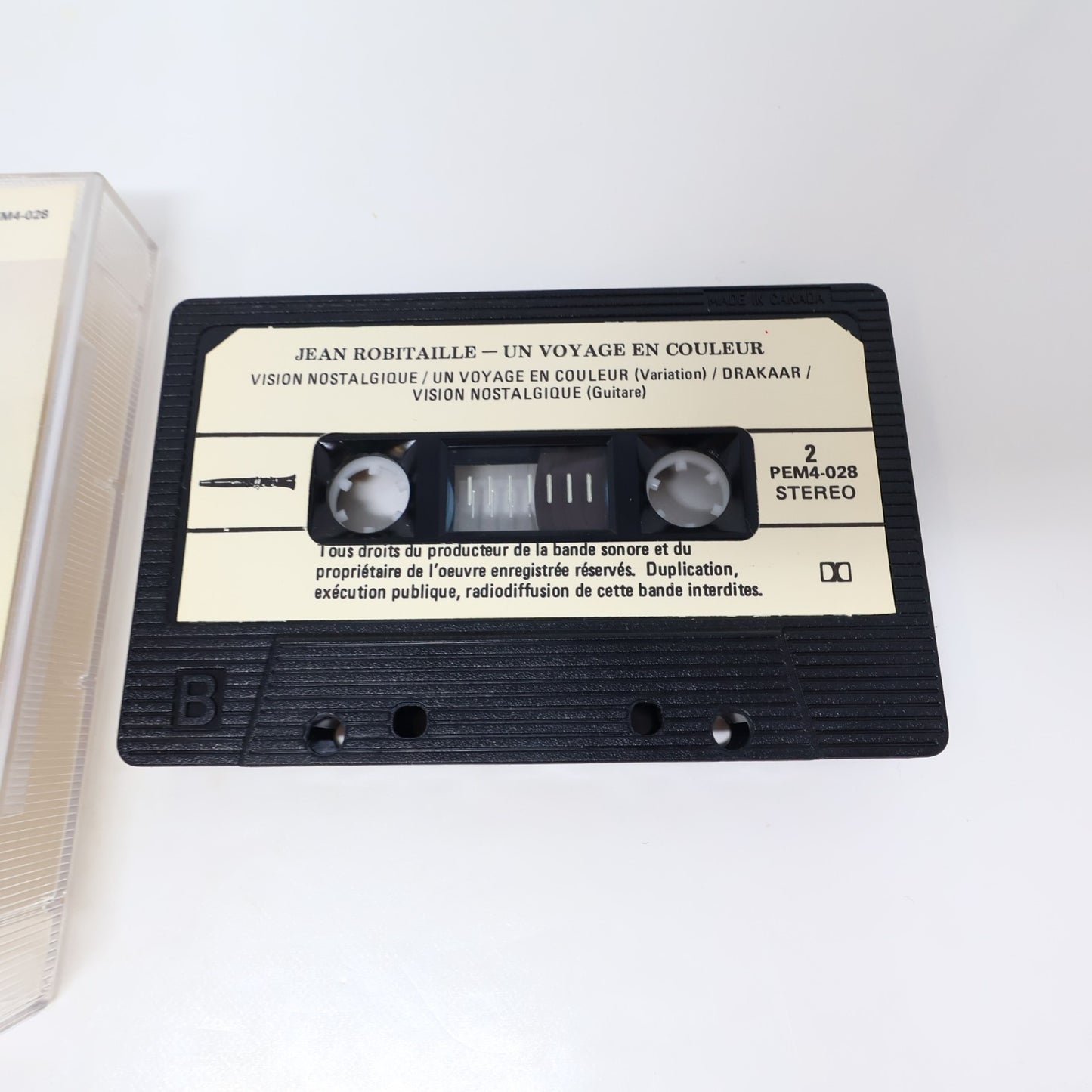 Jean Robitaille Lot 2 Cassettes Pendulum/Un Voyage en Couleur Electro/Jazz/Pop