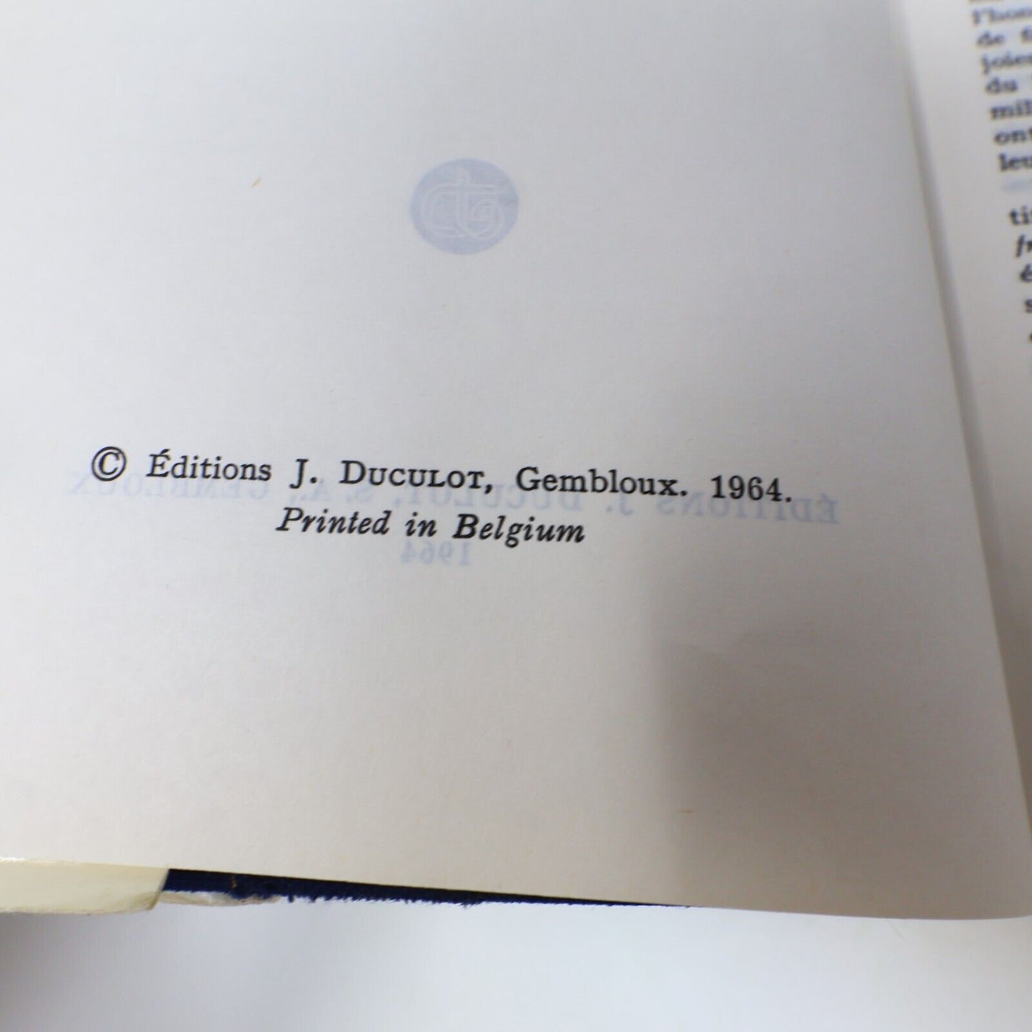 1964 Le Bon Usage Maurice Grevisse Grammaire Française Référence Duculot Relié
