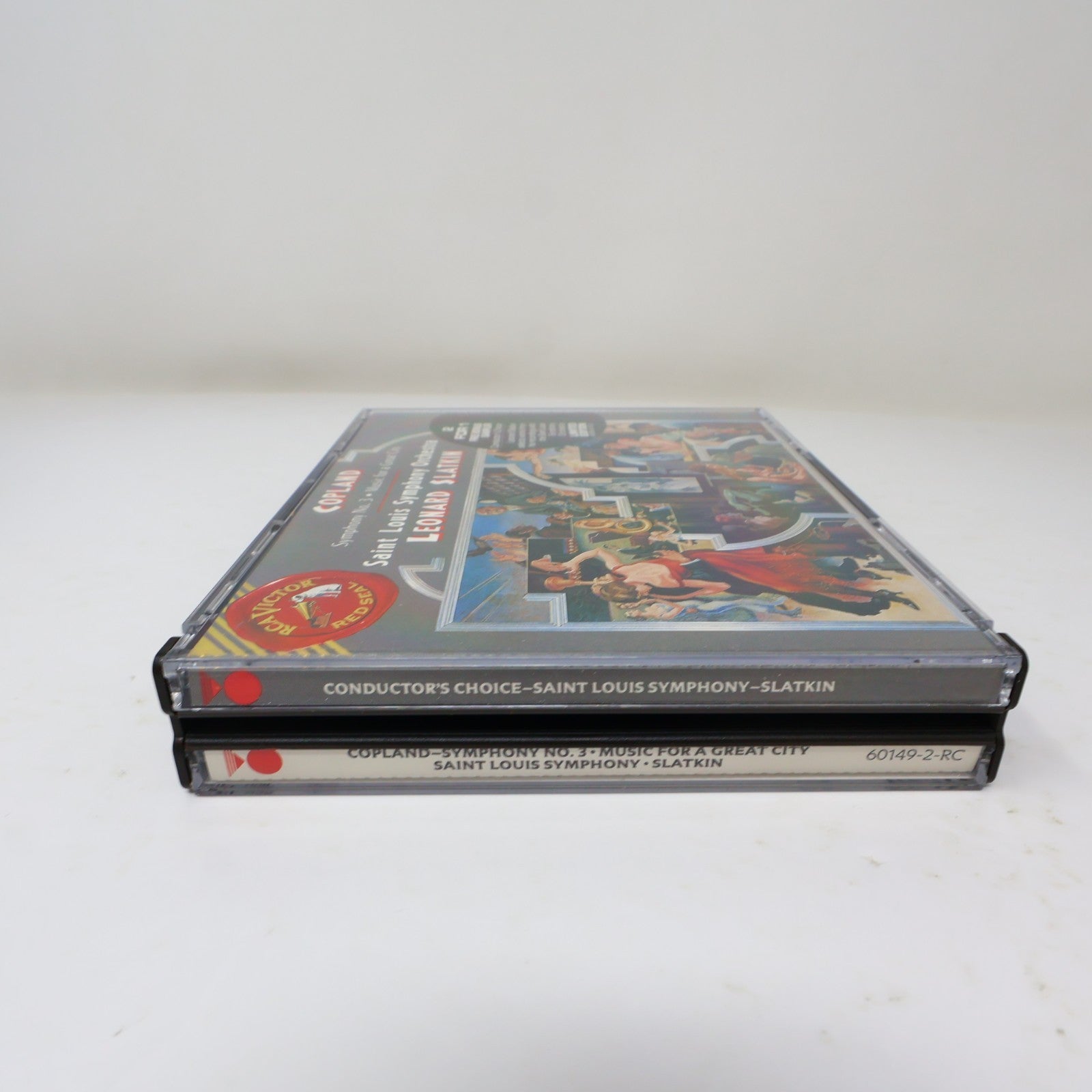 Aaron Copland Symphony No. 3/Music For a Great City CD Leonard Slatkin 1990