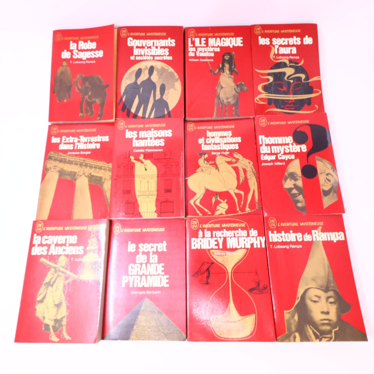 L'Aventure Mystérieuse Lot 14 Livres Ésotérisme Spiritualité Mystère J'ai Lu 70s