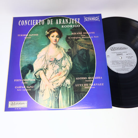 Concierto De Aranjuez Rodrigo Turibio Santos Douatte Disque Record Vinyl RC 894