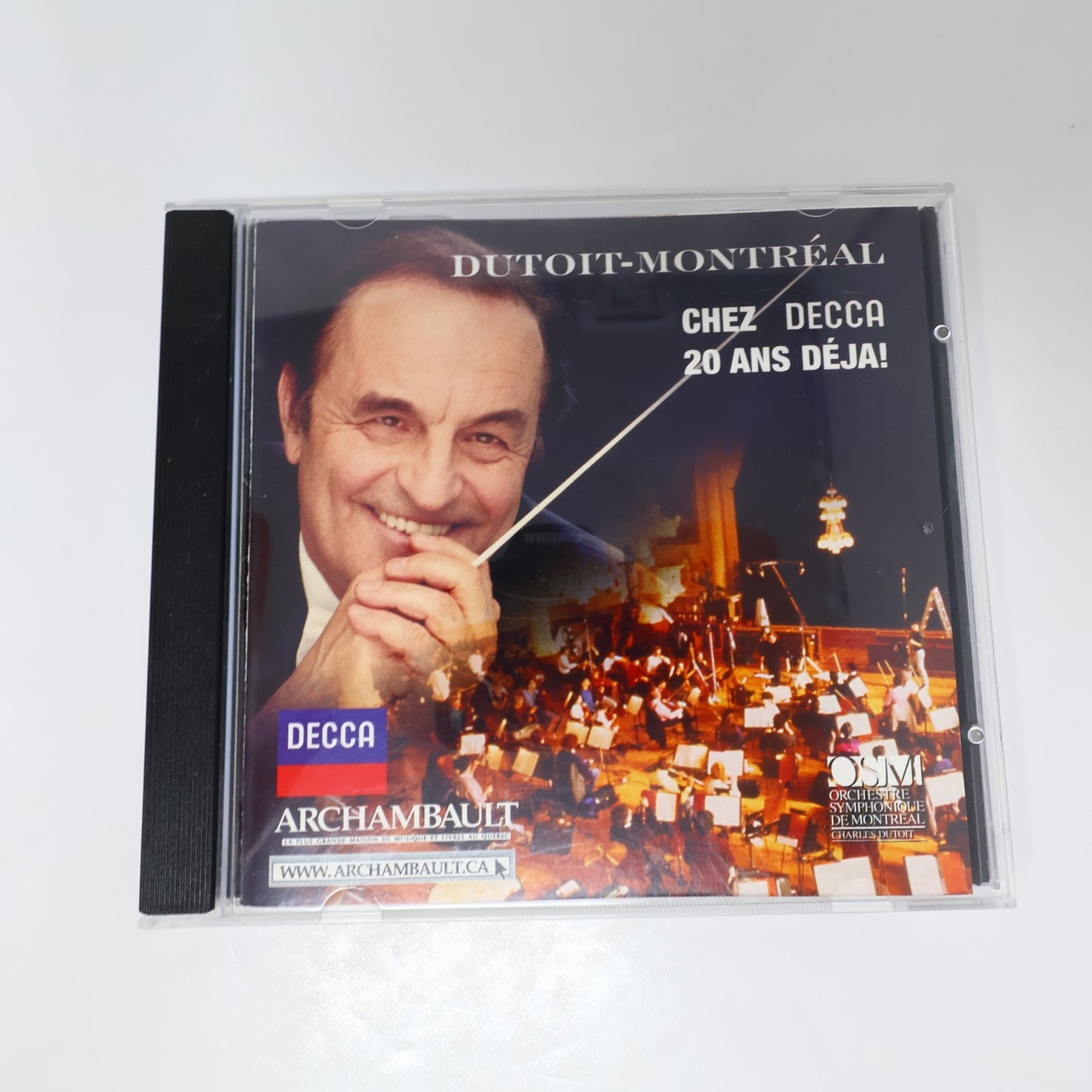Charles Dutoit Lot 2 CD Dutoit-Montréal Chez Decca 20 Ans Déjà/Les Années Dutoit
