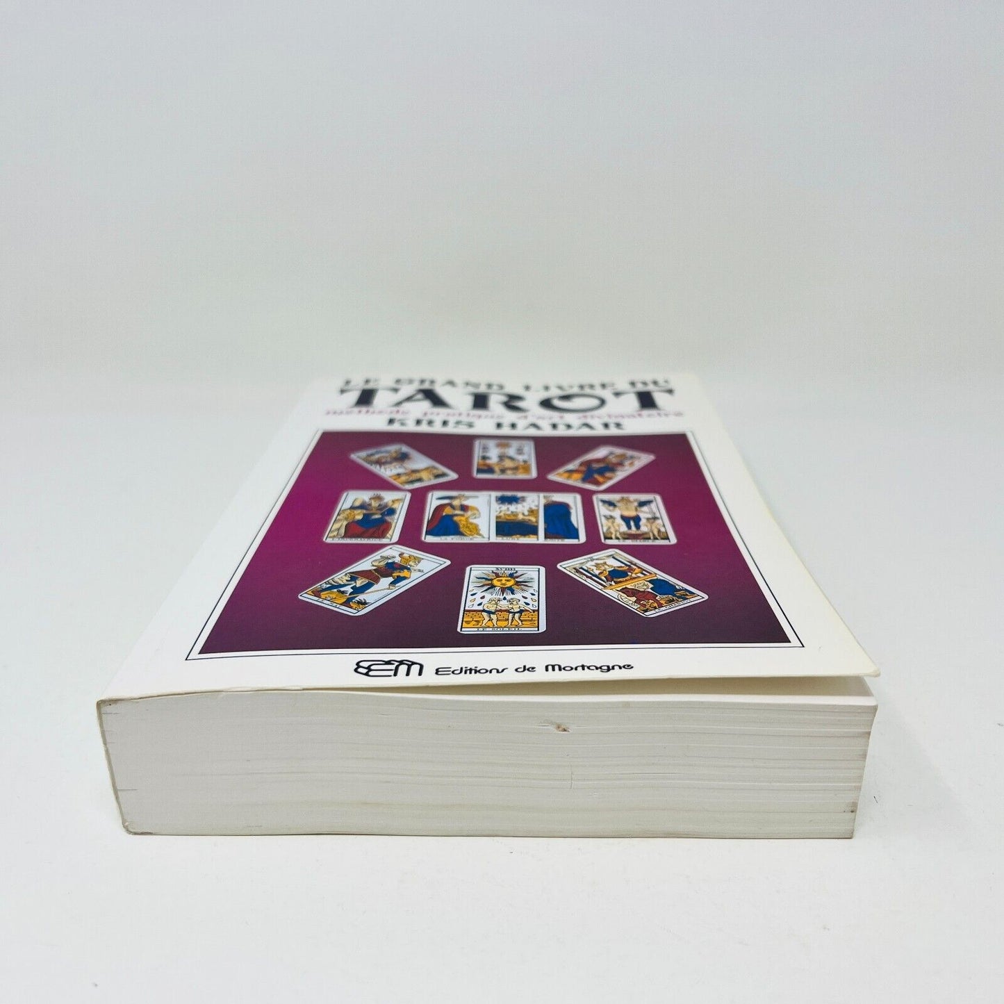 1988 Le Grand Livre du Tarot de Kris Hadar Méthode Art Divinatoire en Français