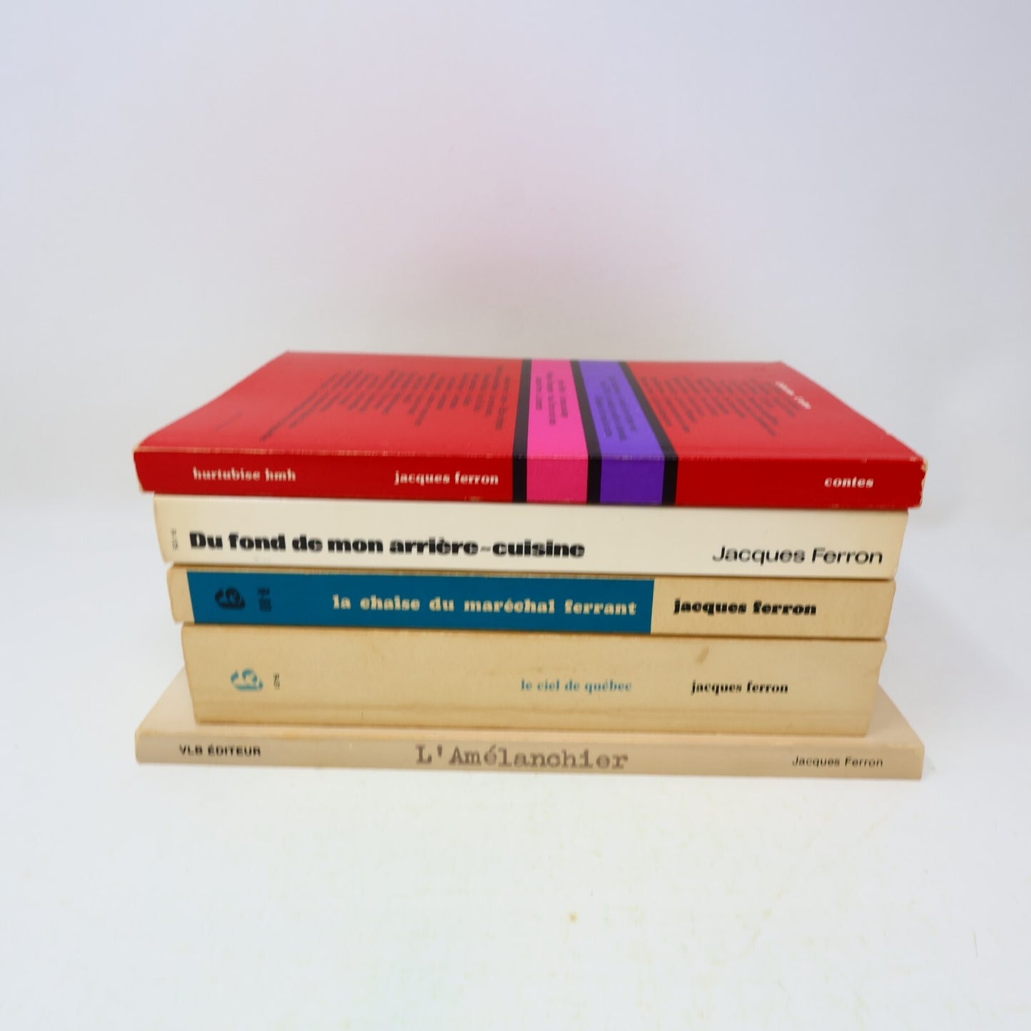 Jacques Ferron Lot 5 Livres L'Amélanchier/Ciel du Québec Littérature Québécoise