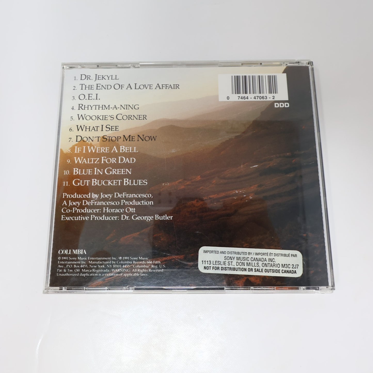 Joey DeFrancesco Part III #3 CD Columbia CK 47063 Dr. Jekyll/Rhythm-A-Ning