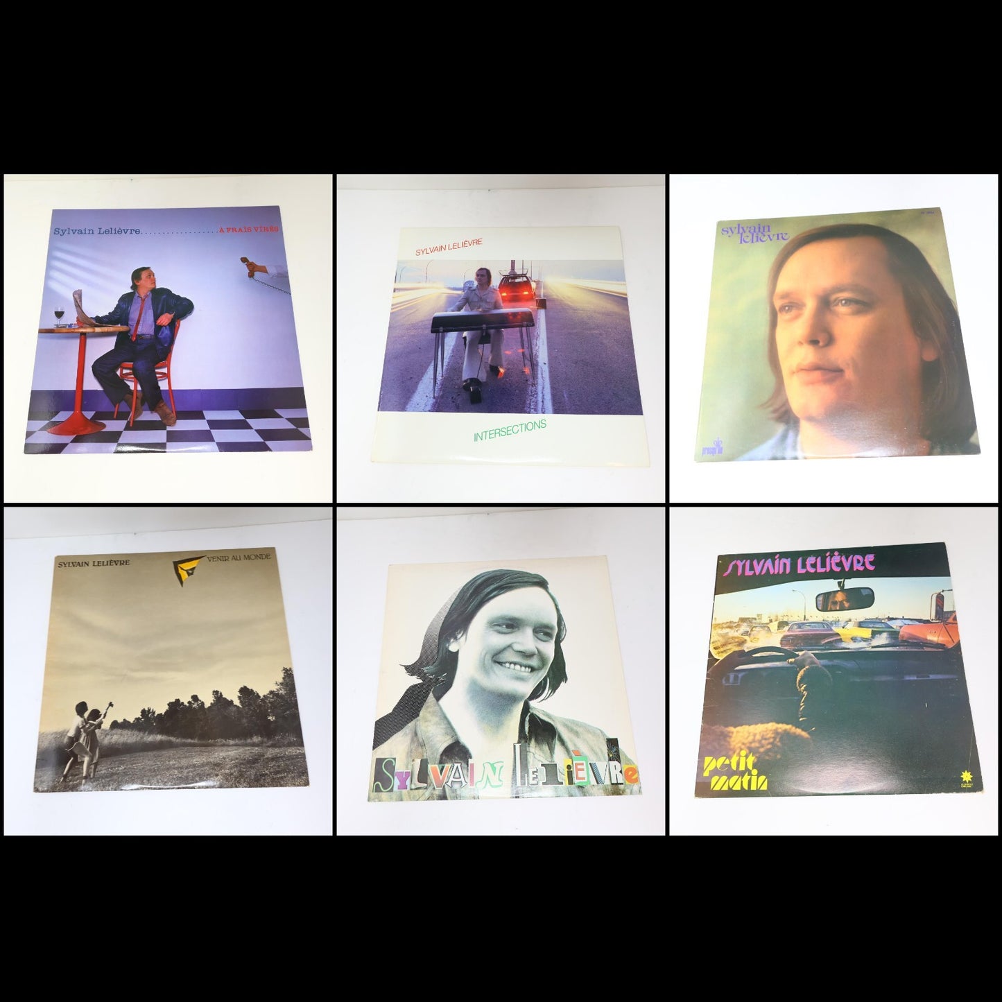 Sylvain Lelièvre Lot 6 Disques Petit Matin/Programme Double/Intersections Record