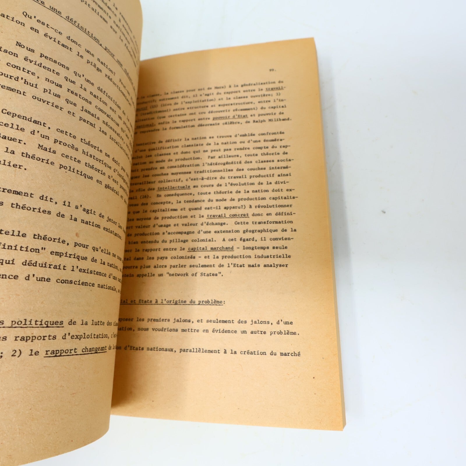 1978 Les Cahiers du Socialisme 1 Jorge Niosi/Dorval Brunelle/Ch. Halary Français