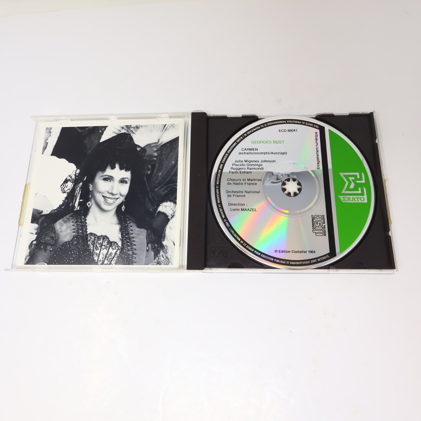 Carmen CD Bizet Lorin Maazel Placido Domingo/Julia Migenes Johnson 80s French