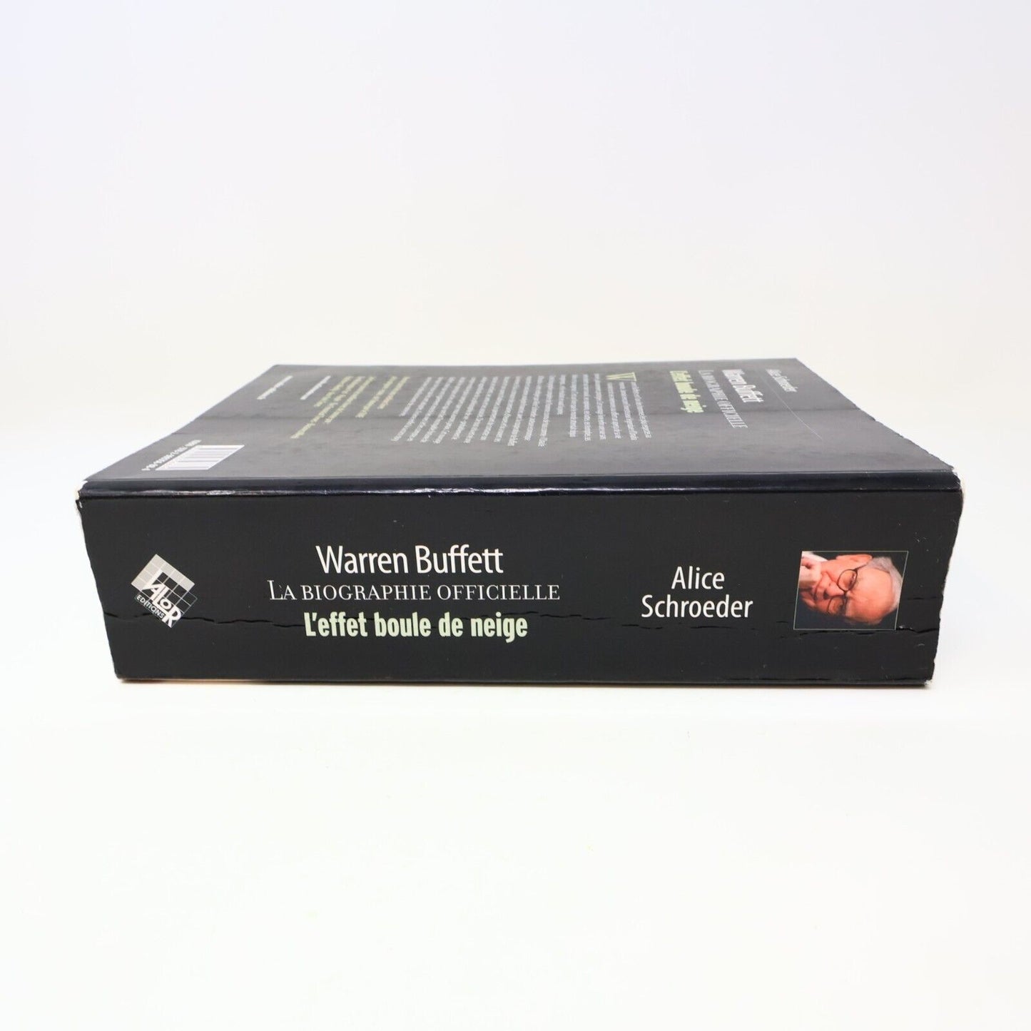 2010 Warren Buffett l'Effet Boule de Neige de Alice Schroeder Paperback PB Valor