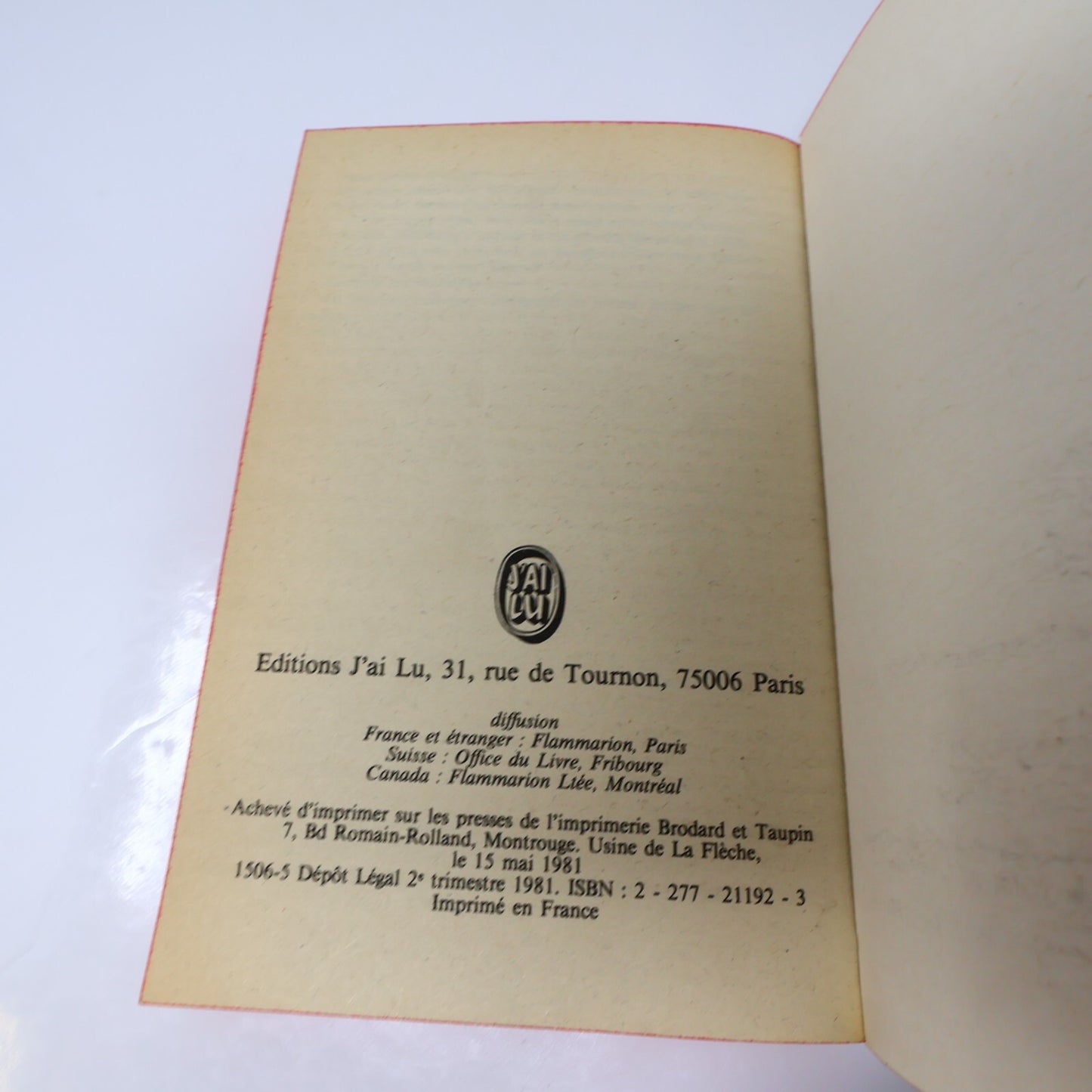 J'ai Lu Lot 7 Livres Décade Prodigieuse/Monsieur Abel/Second Fils de l'Homme PB