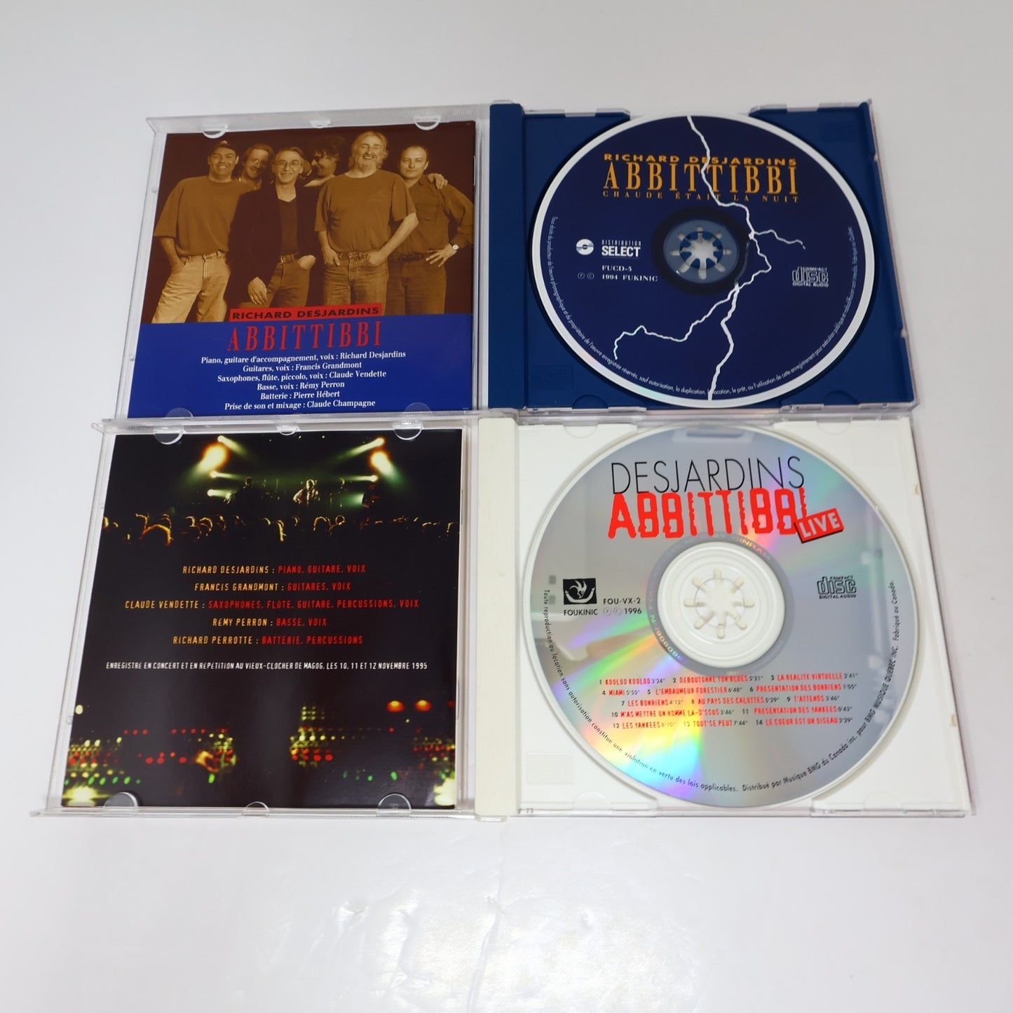 Richard Desjardins/Abbittibbi Lot 5 CD L'Existoire/Au Club Soda/Live/Boom Boom