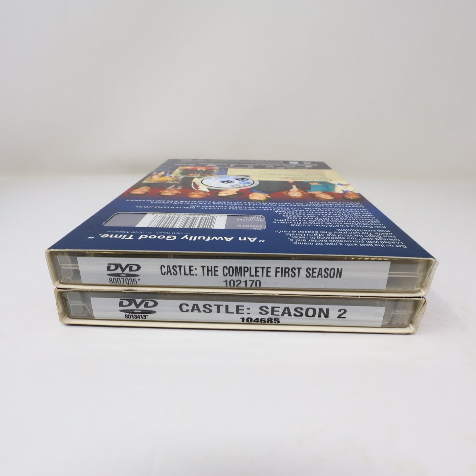 Castle 2 DVD Lot Seasons #1-2 Set Nathan Fillion Factory Sealed Region 1 NTSC