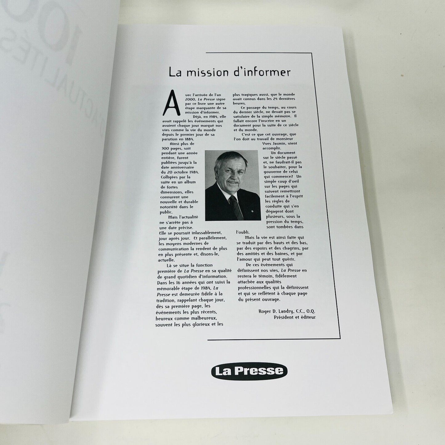 100 Ans d'Actualité 1900-2000 La Presse Journal Histoire Nouvelles Français PB