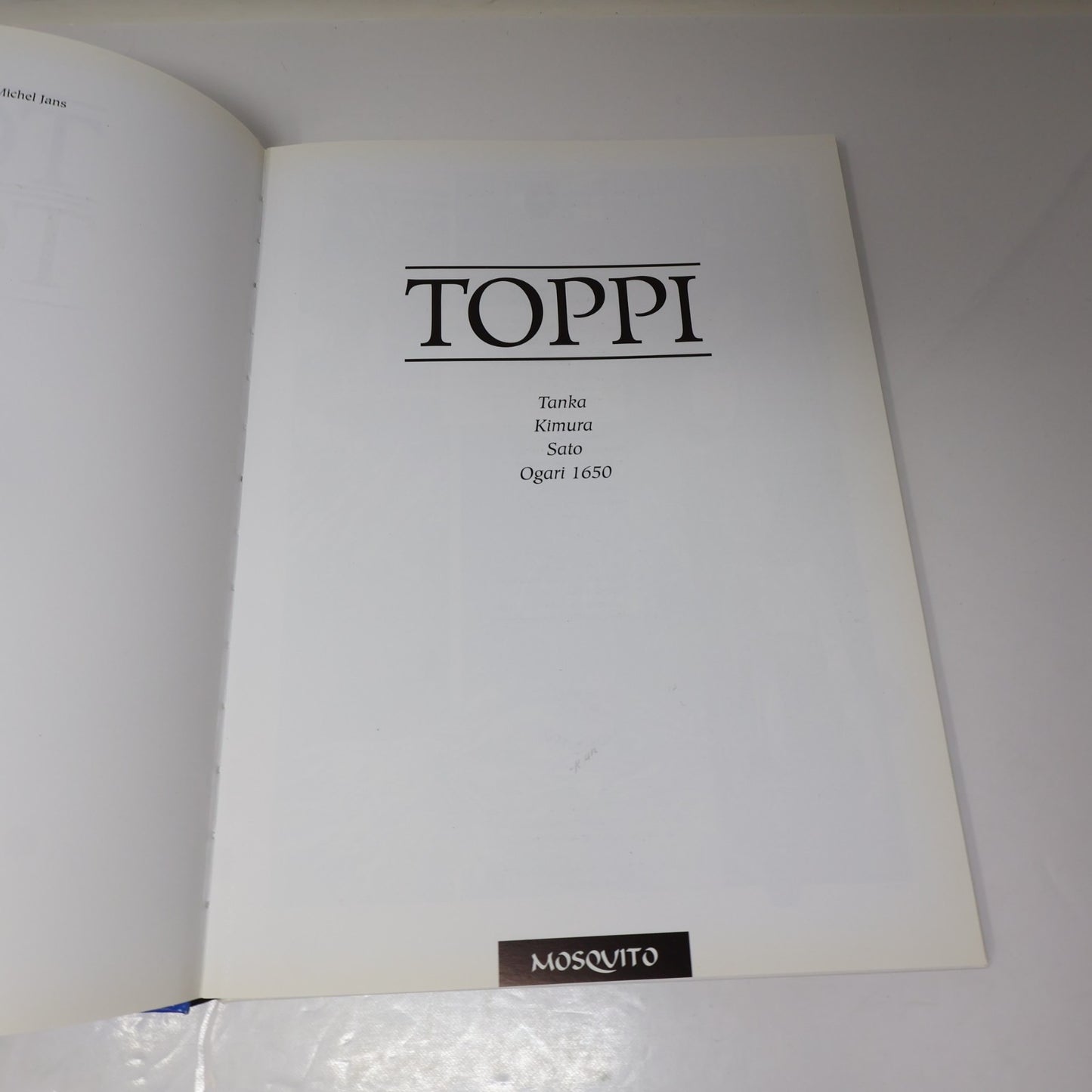 Momotaro/Tanka Lot 2 Bandes dessinées Sergio Toppi Mosquito Bande Dessinée Bd HC