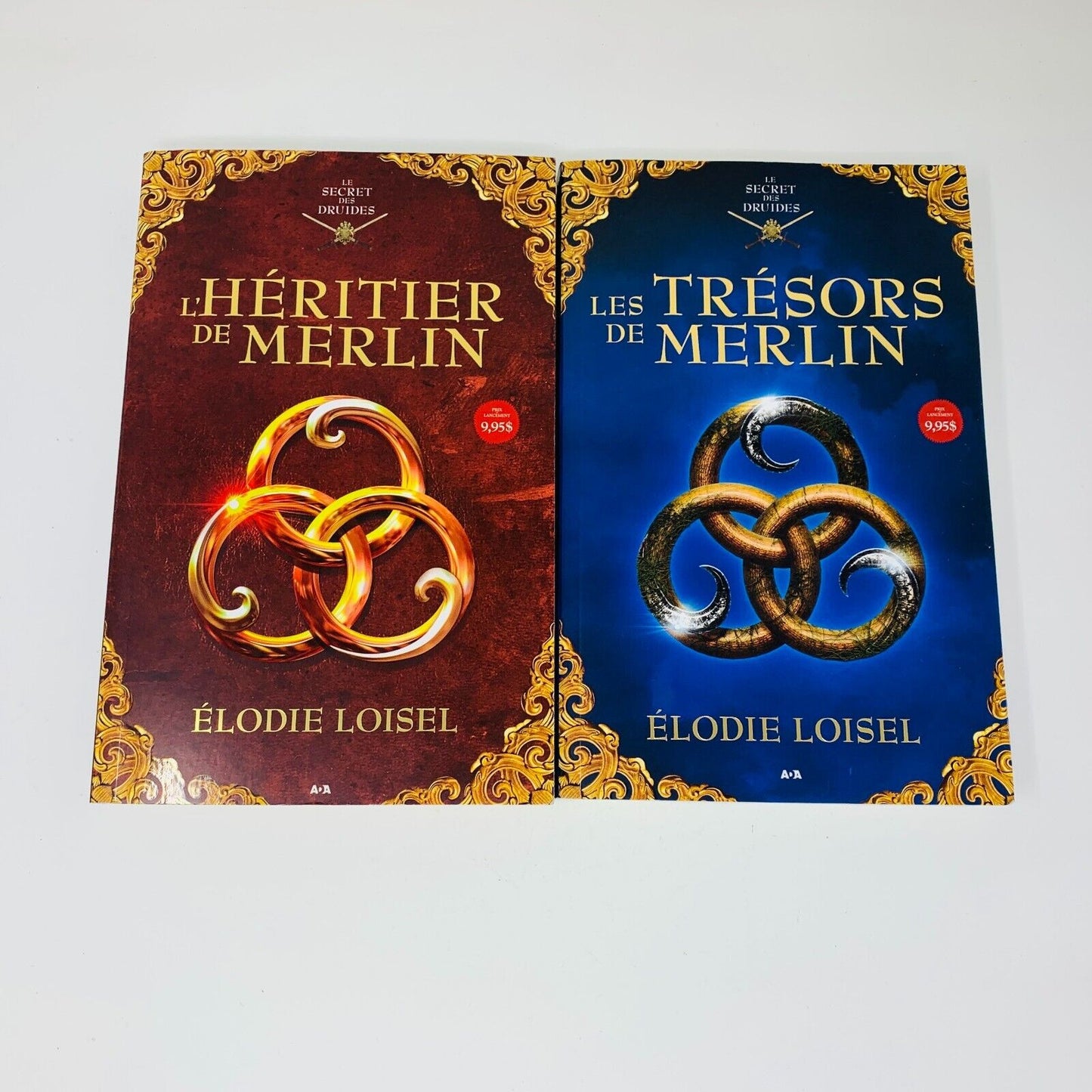 Le Secret des Druides 1-2 L'Héritier/Les Trésors de Merlin Élodie Loisel ADA Lot