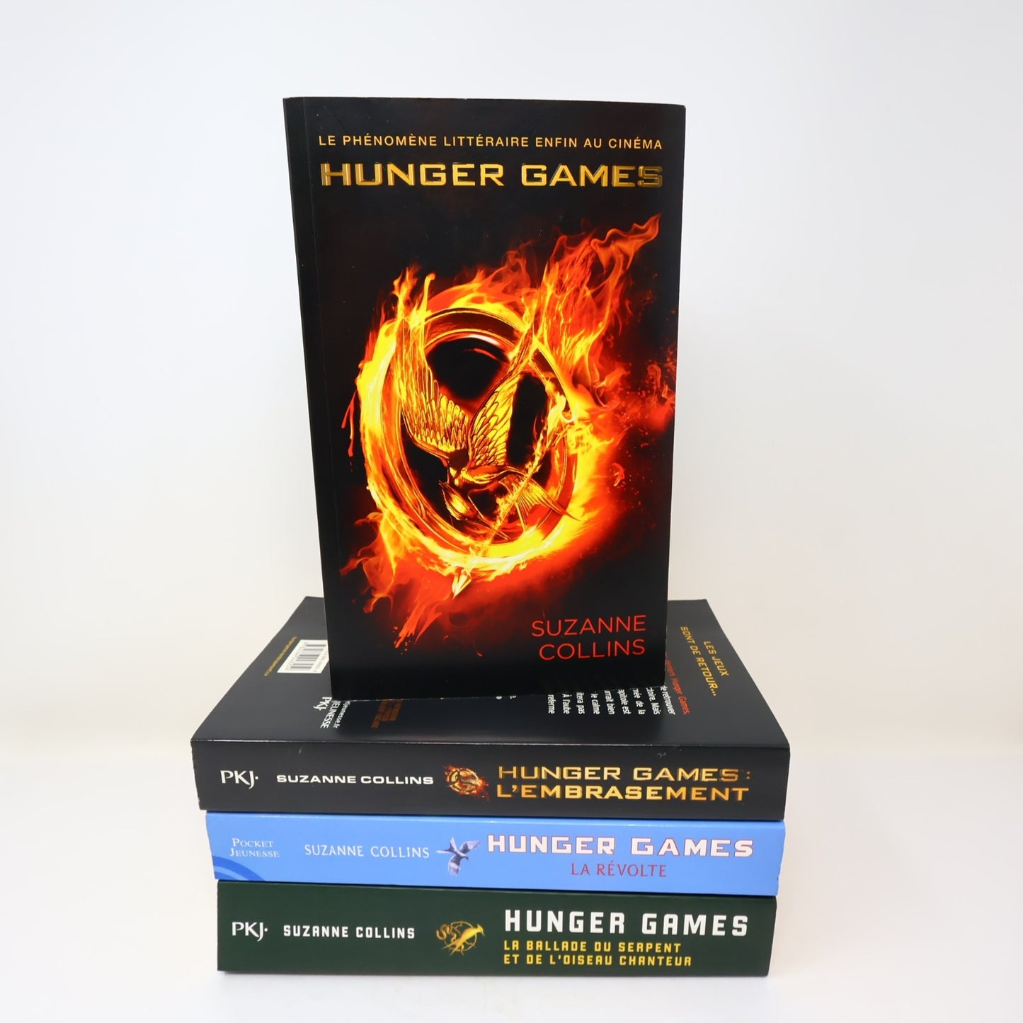 Hunger Games #1-4 Lot 4 Livres Suzanne Collins Pocket Jeunesse Français/French