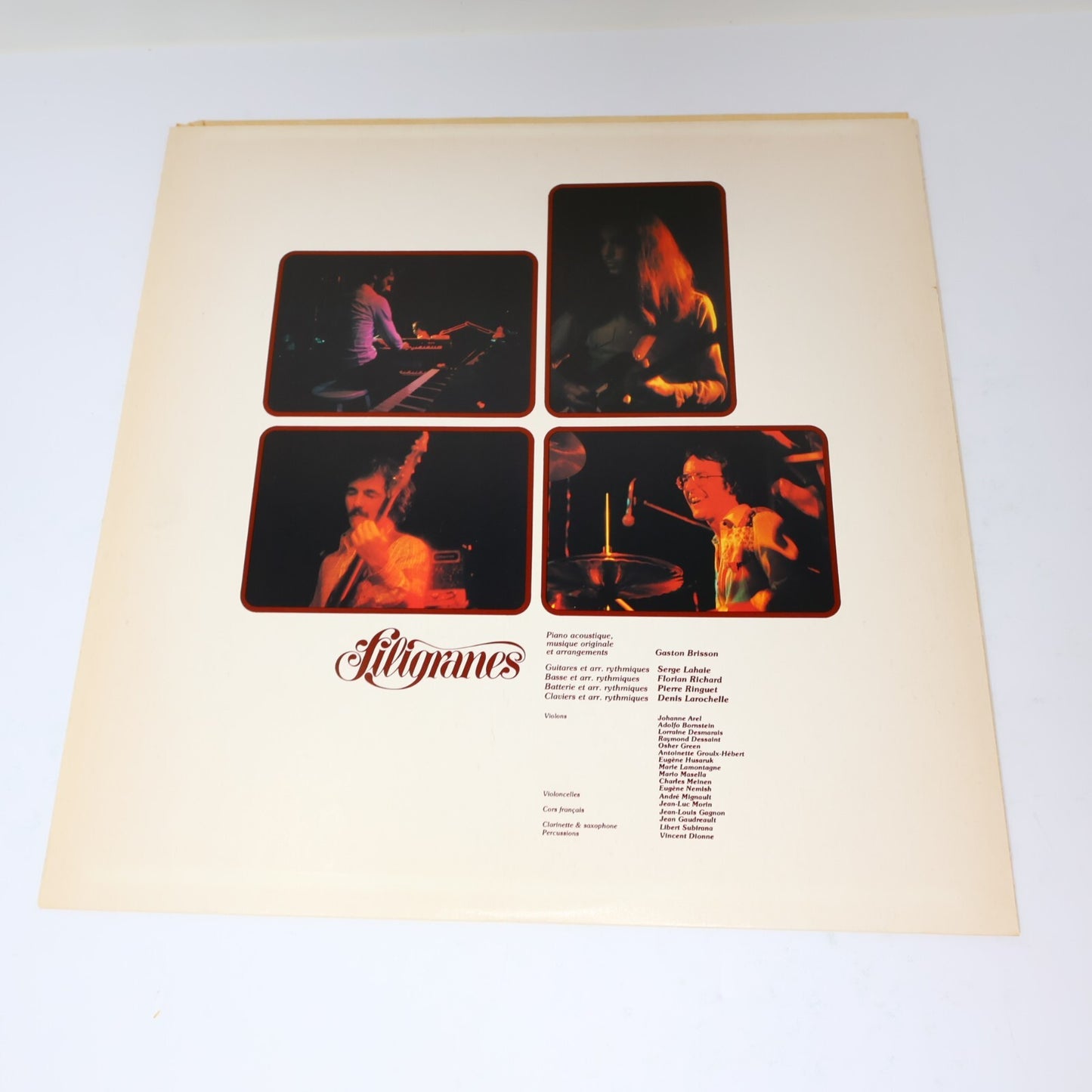 Gaston Brisson Lot 3 Disques LP Record Corridor/Filigranes/En Spectacle 1970s