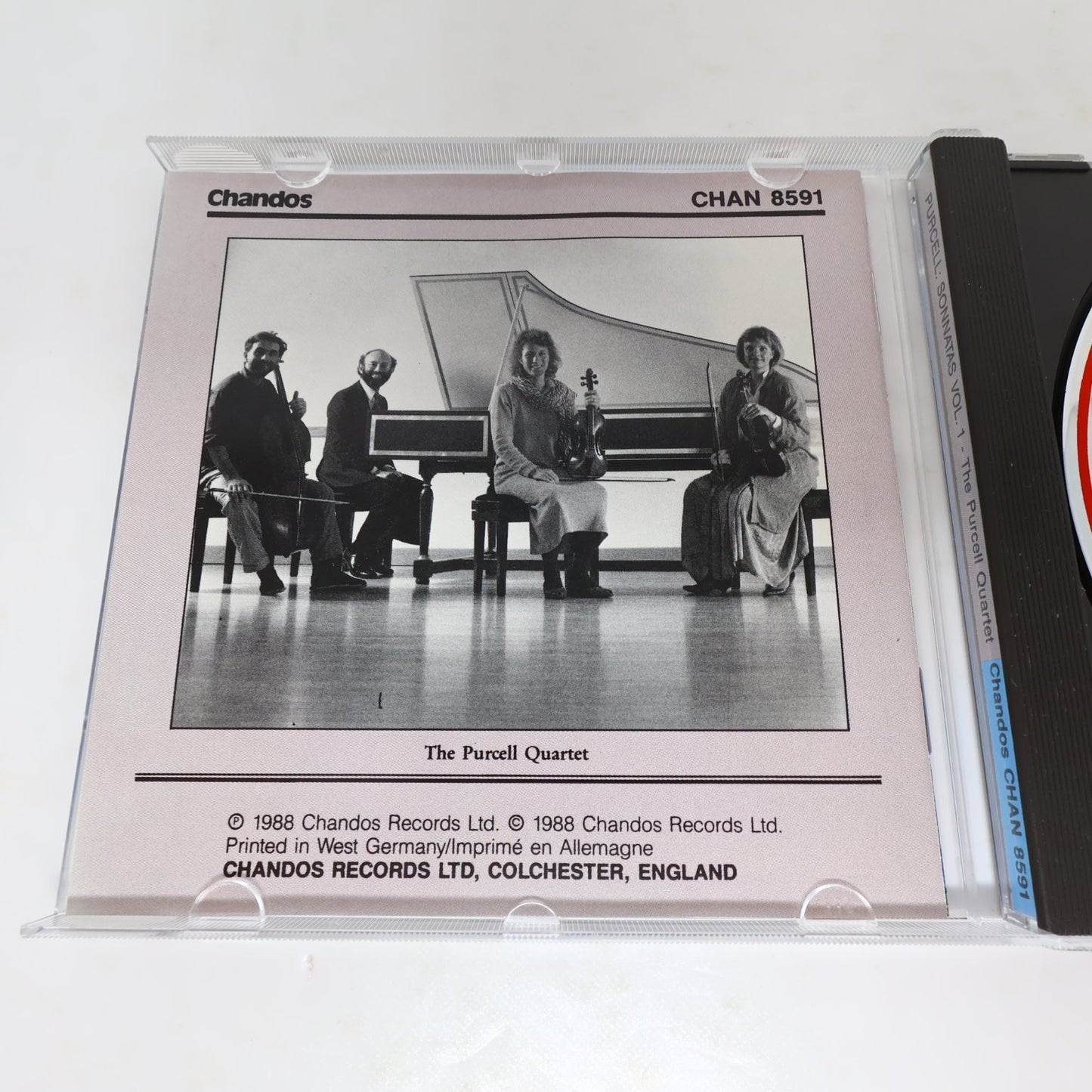Purcell - Sonatas Vol. 1 CD 1988 The Purcell Quartet Classical Chandos CHAN 8591