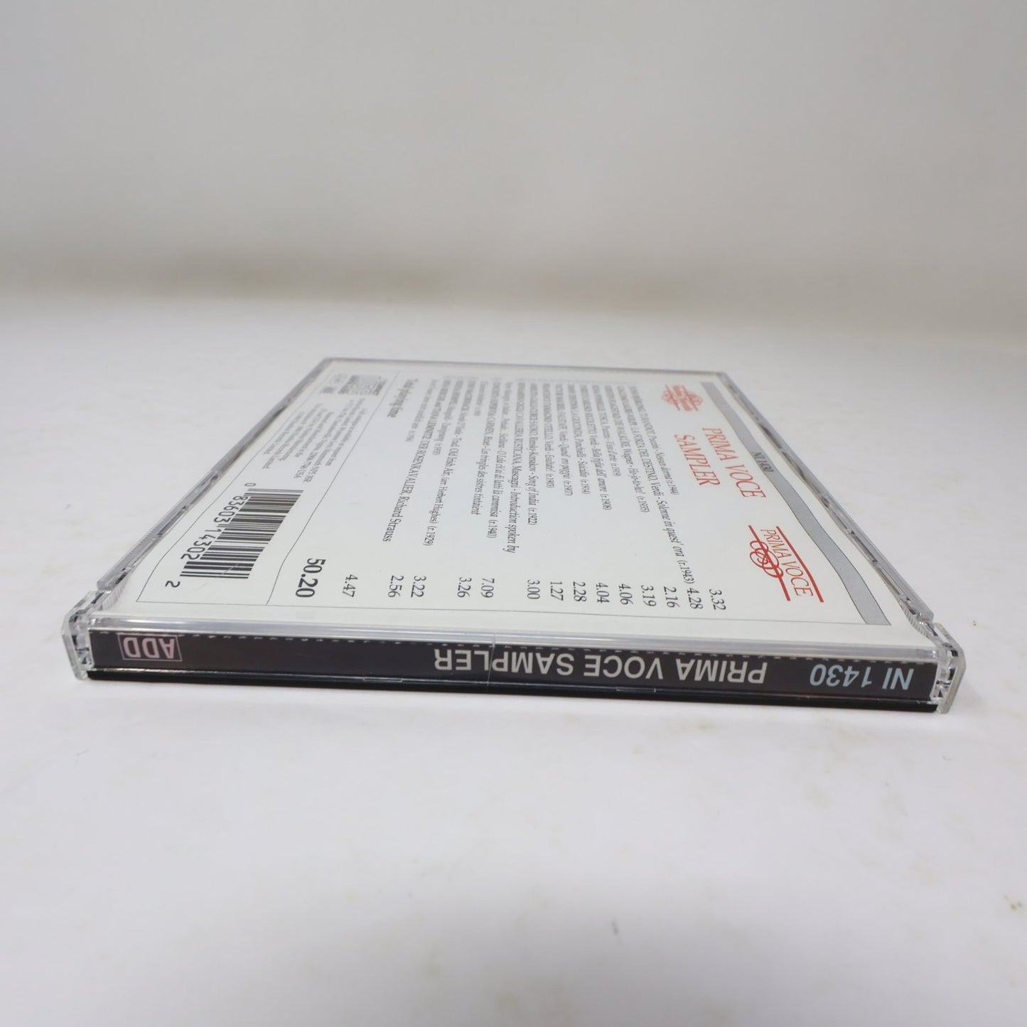 Nimbus Records Prima Voce Sampler CD 1994 Classical Vocal Compilation
