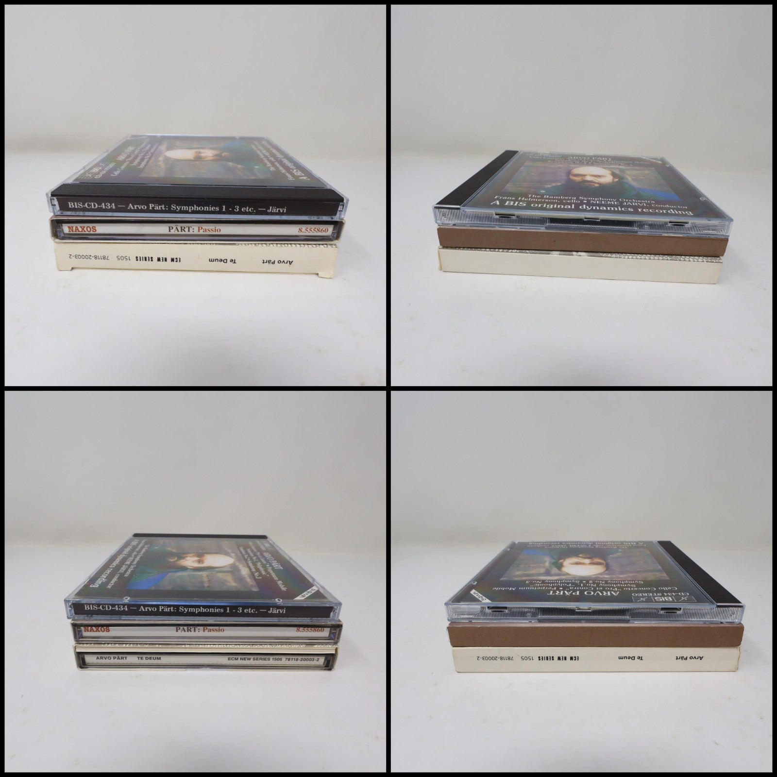 Arvo Pärt 3 CDs Lot Passio/Te Deum/Cello Concerto/"Pro et Contra" Classical