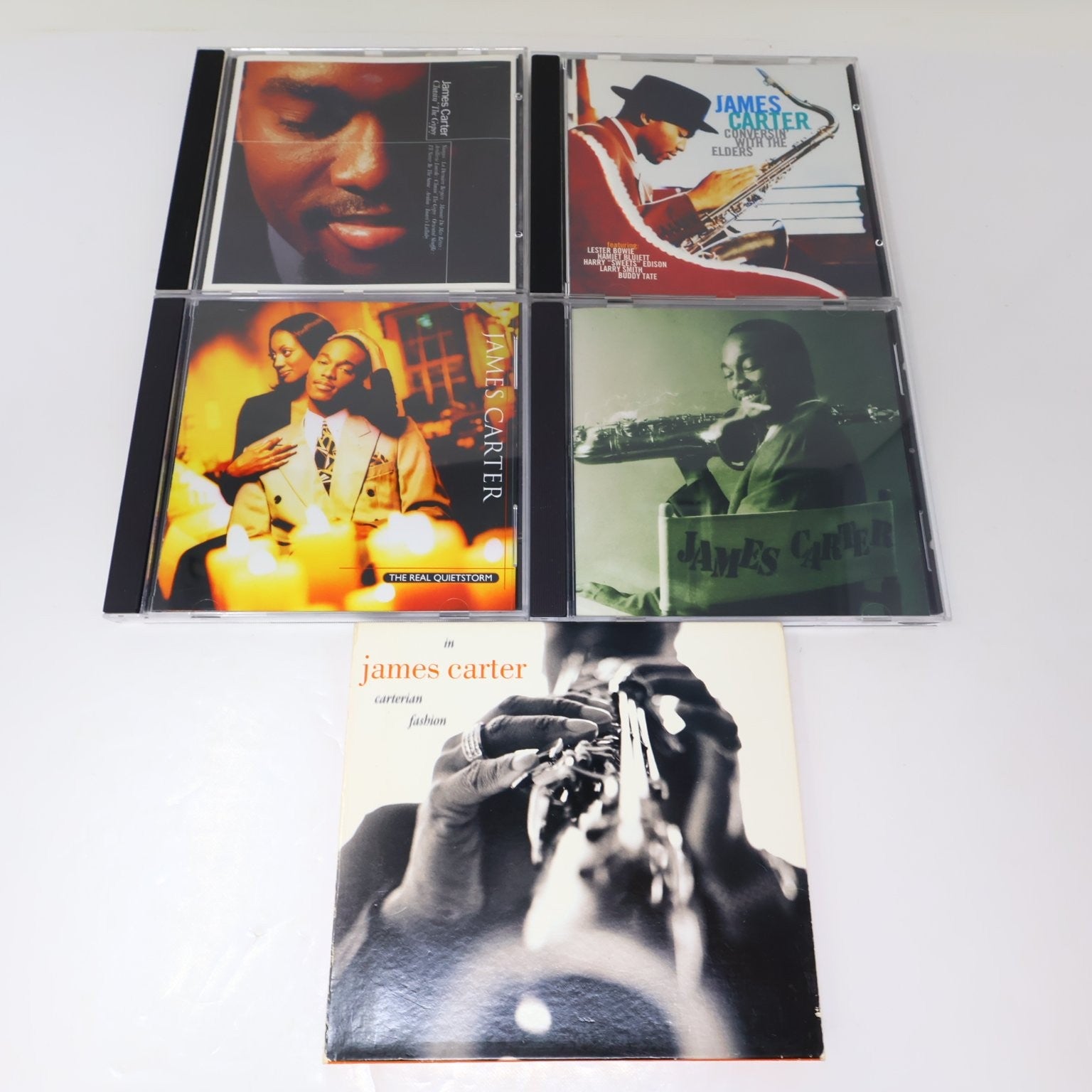 James Carter 5 CD Lot Conversin' With The Elders/in Carterian Fashion Jazz