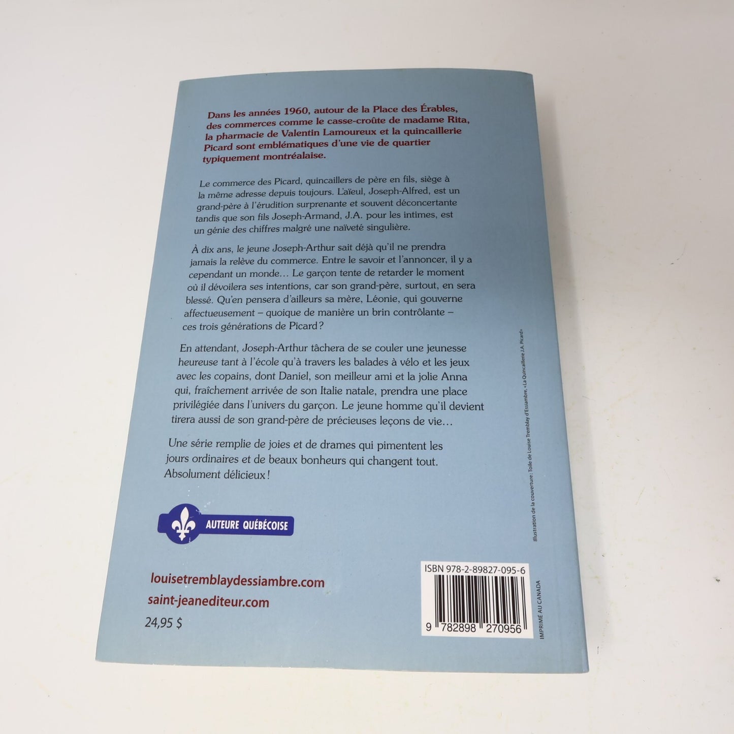 Place des Érables #1-6 Série Complète Lot 6 Livres Louise Tremblay-D'Essiambre