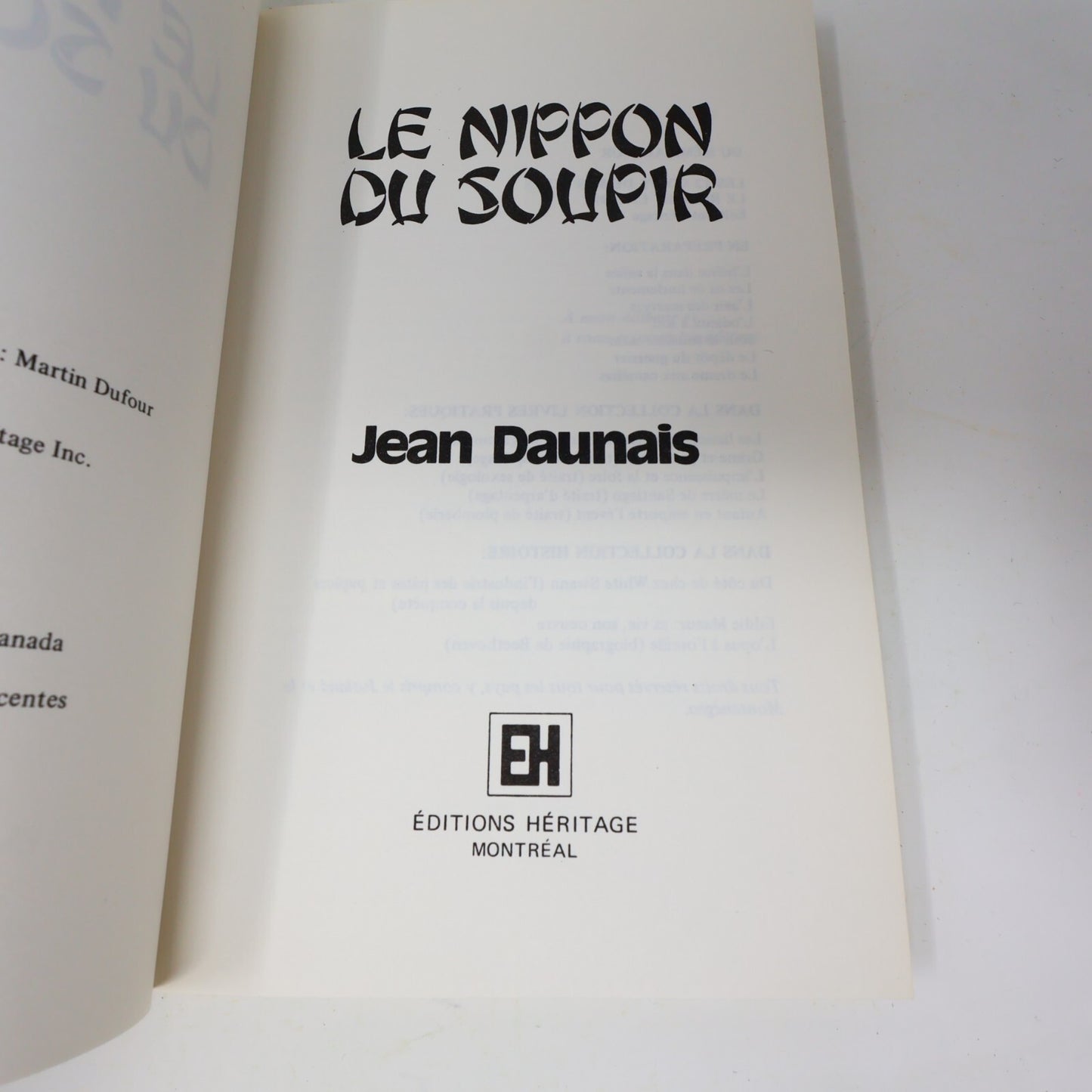 Jean Daunais Lot 3 Livres Les Aventures d'Arlene Supin Nippon du Soupir Policier