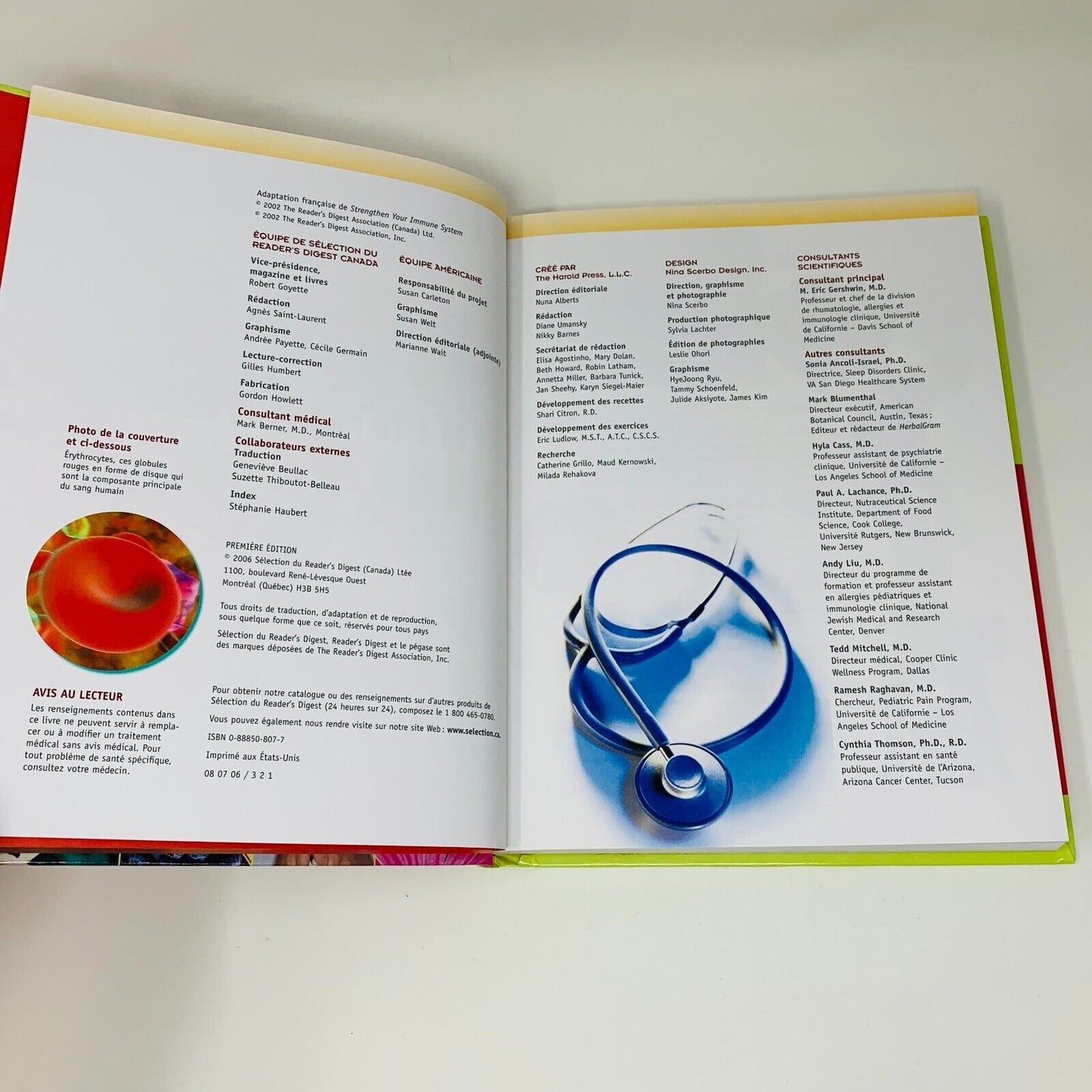 2006 Renforcez Votre Système Immunitaire Sélection Reader's Digest Santé Recette