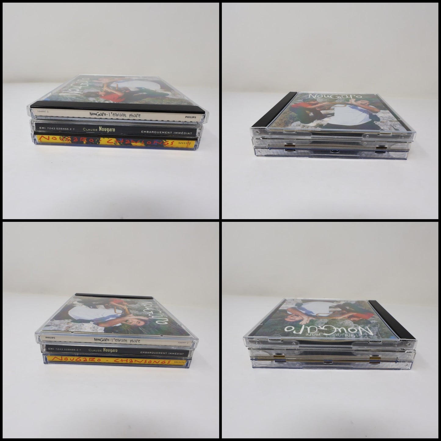Claude Nougaro Lot 3 CD Embarquement Immédiat/Chansongs/L'Enfant Phare