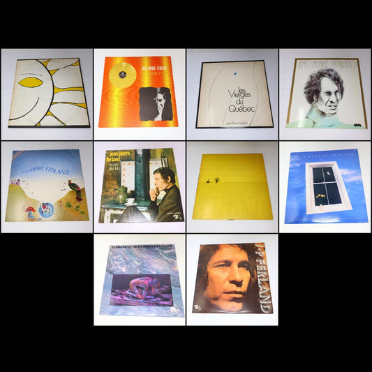 Jean-Pierre Ferland Lot 10 Disques Soleil/Jaune/Androgyne/Vierges Du Québec LP