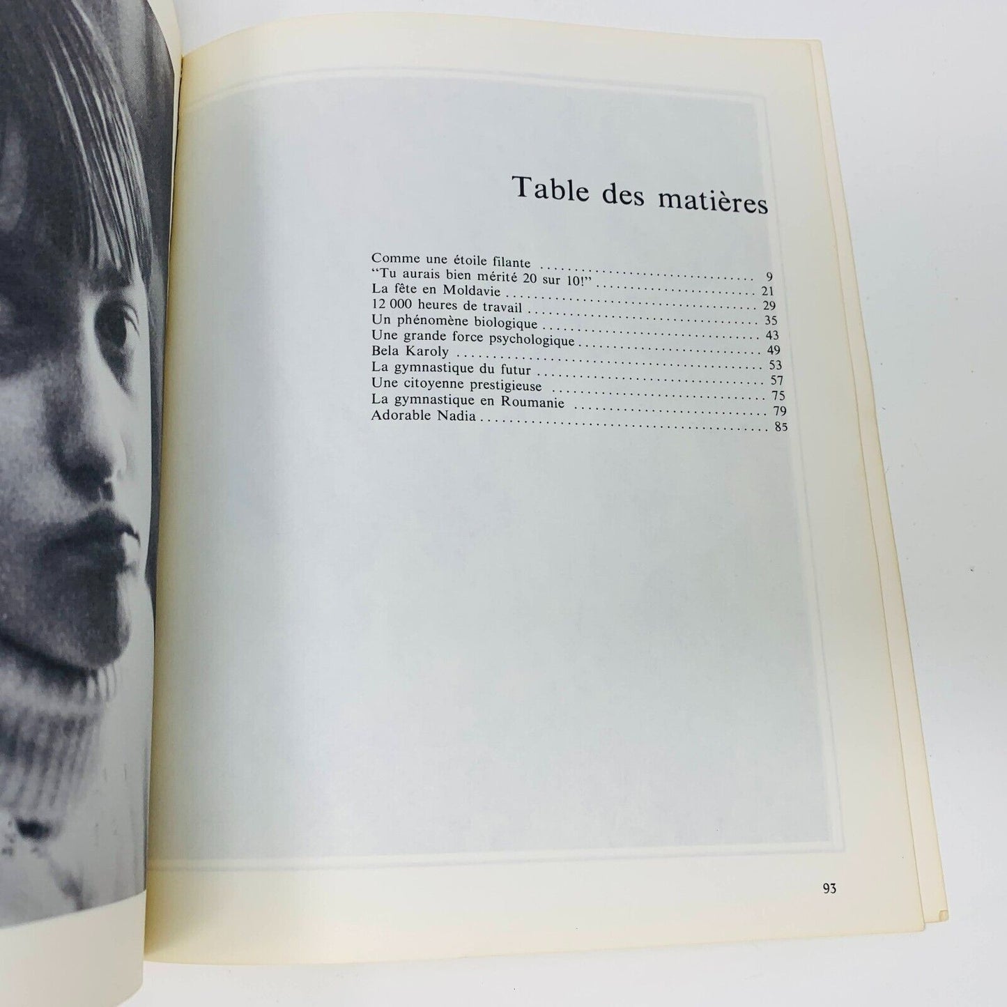 1976 Nadia Comaneci Collection Sport Livre Gymastique Montréal Olympique Aubin
