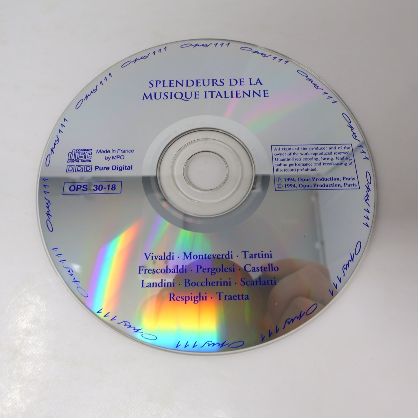 Splendeurs De La Musique Italienne CD Castello/Corelli/Boccherini/Scarlatti