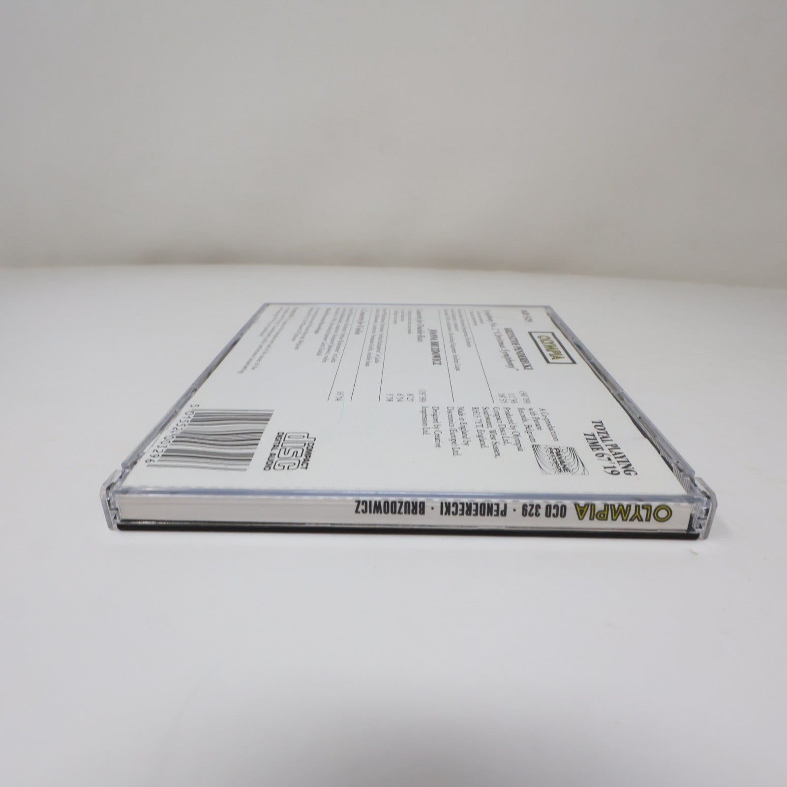 Penderecki #2 "Christmas Symphony"/ Bruzdowicz Double Bass Concerto CD Kaspszyk