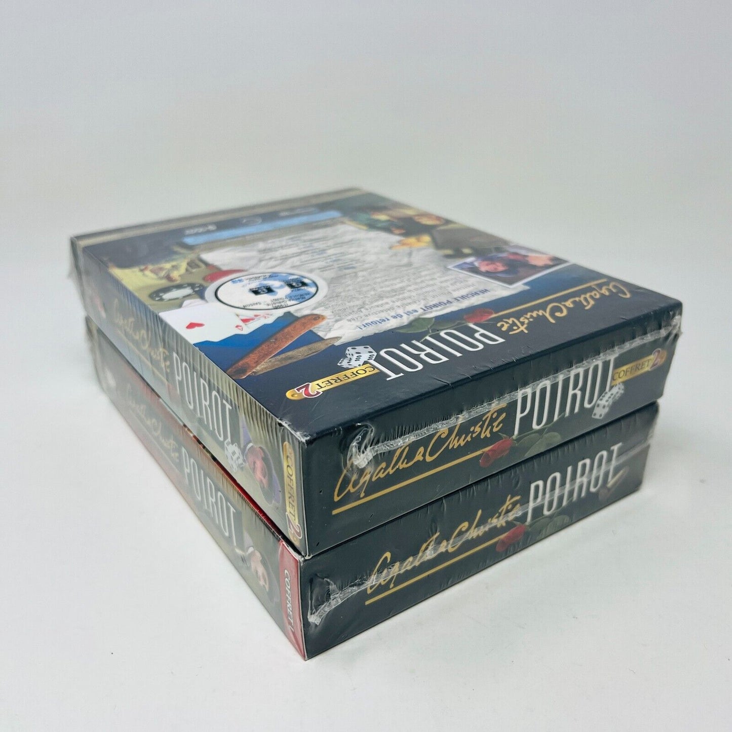 Agatha Christie Poirot Coffrets #1-2 Lot de DVD Scellés en Français/French NTSC