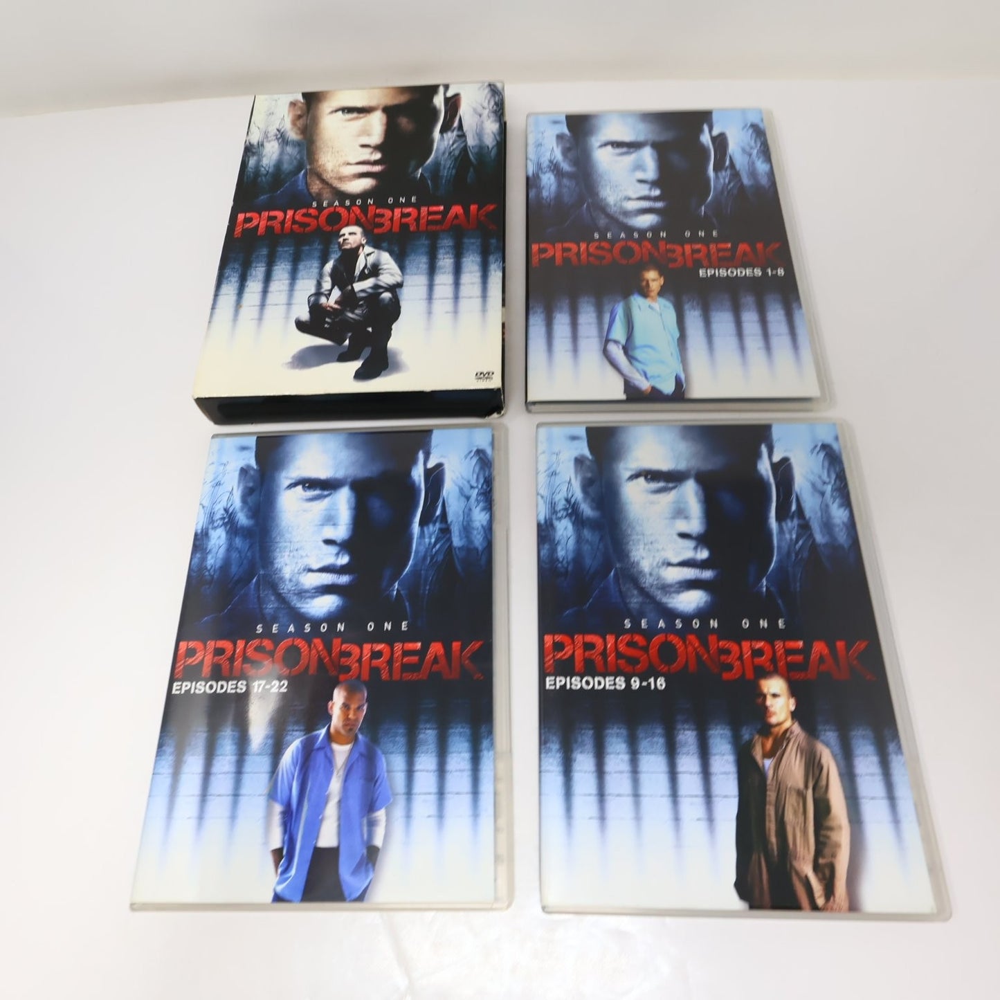 Prison Break Season 1 & 2 DVD Lot 2005-2007 Sets Wentworth Miller Region 1 NTSC