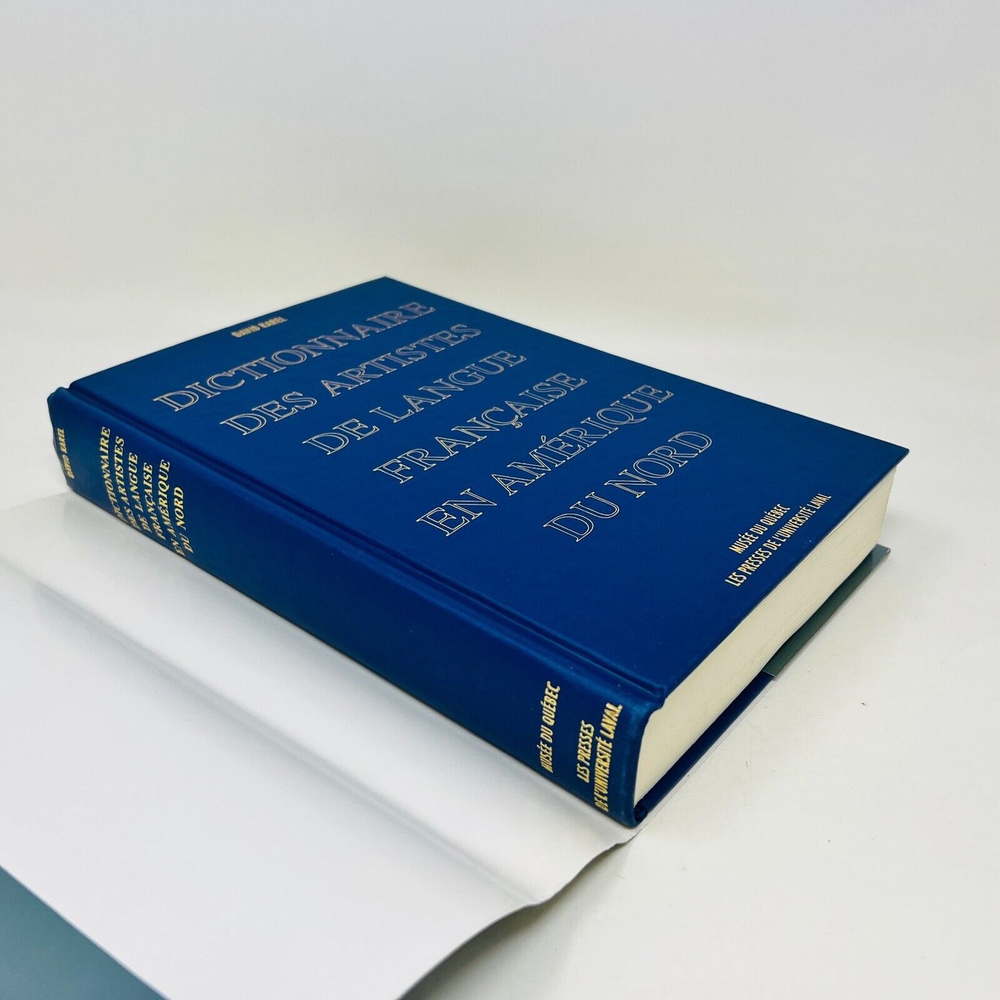 Dictionnaire des Artistes de Langue Française en Amérique du Nord de David Karel